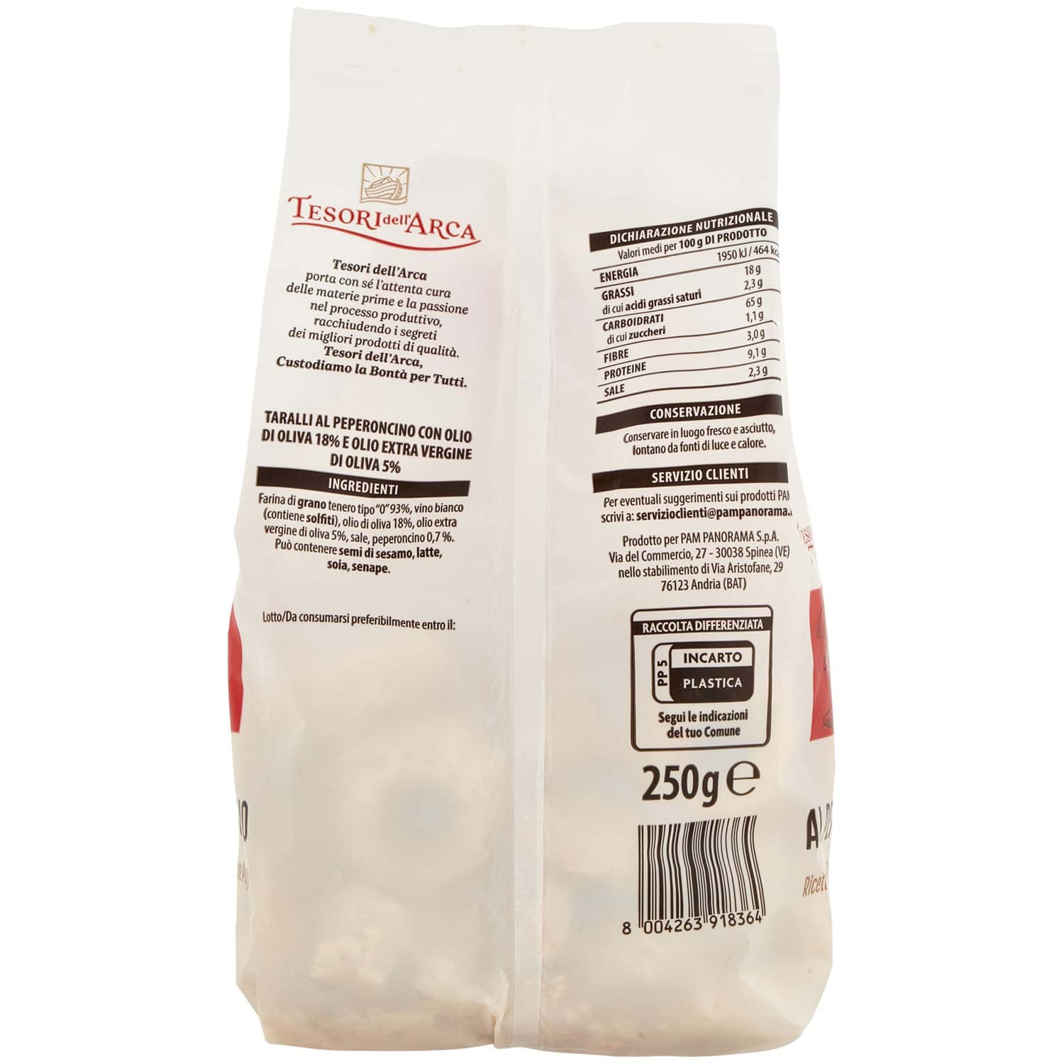 TESORI DELL'ARCA Taralli al Peperoncino 250 g – immagine 4