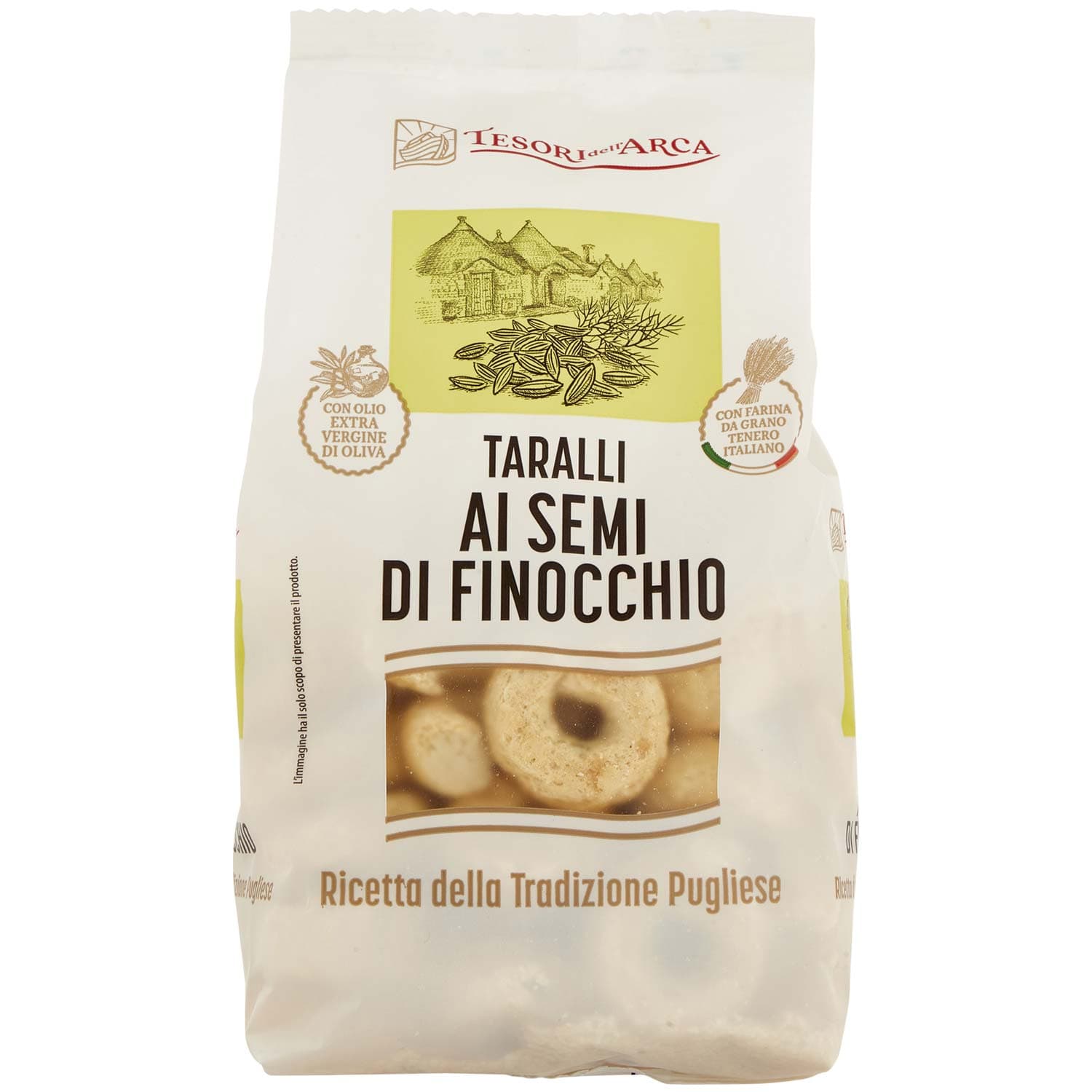 TESORI DELL'ARCA Taralli ai Semi di Finocchio 250 g – immagine 2