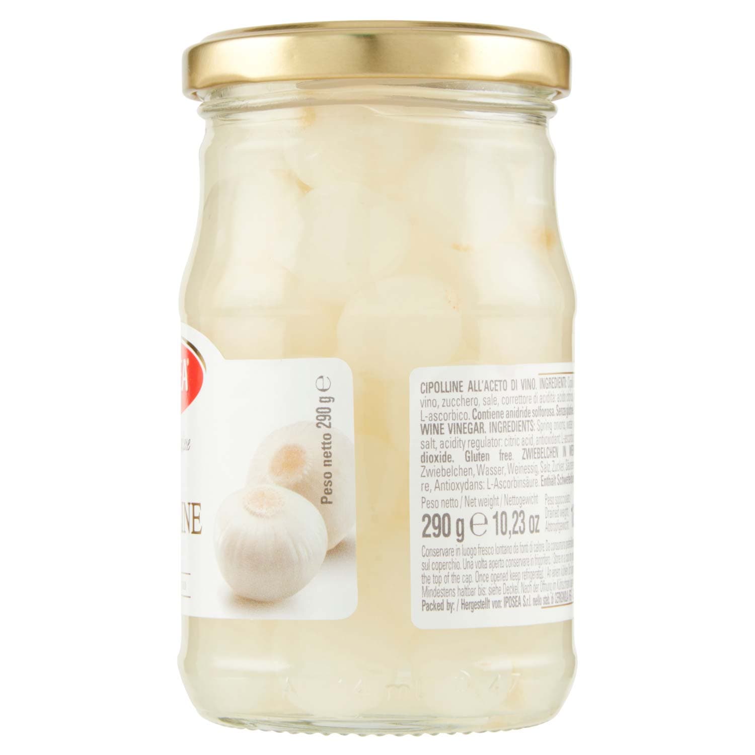 Iposea Cipolline all'aceto di vino 290 g – immagine 5