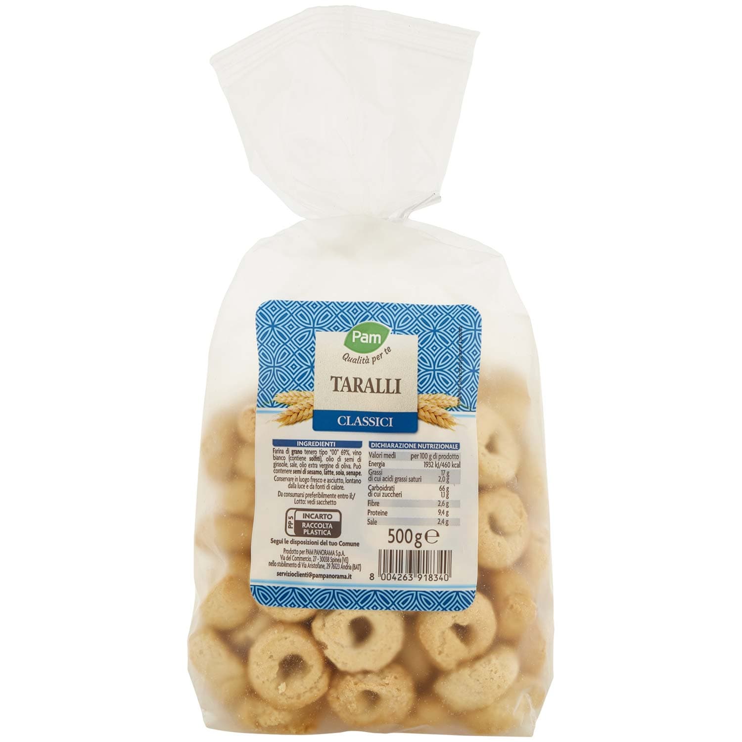 PAM Qualità per te Taralli Classici 500 g – immagine 2