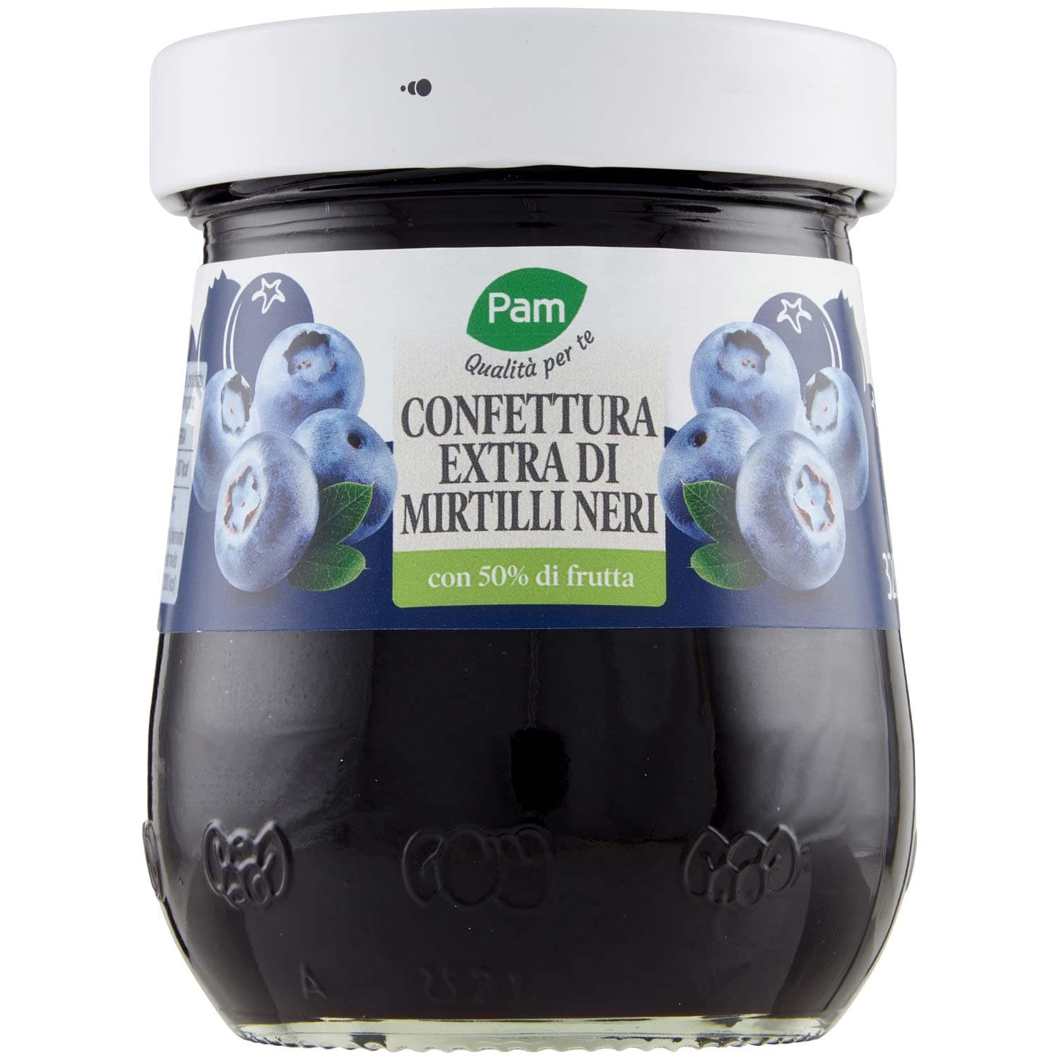 PAM Qualità per te Confettura Extra di mirtilli neri 320 g – immagine 2