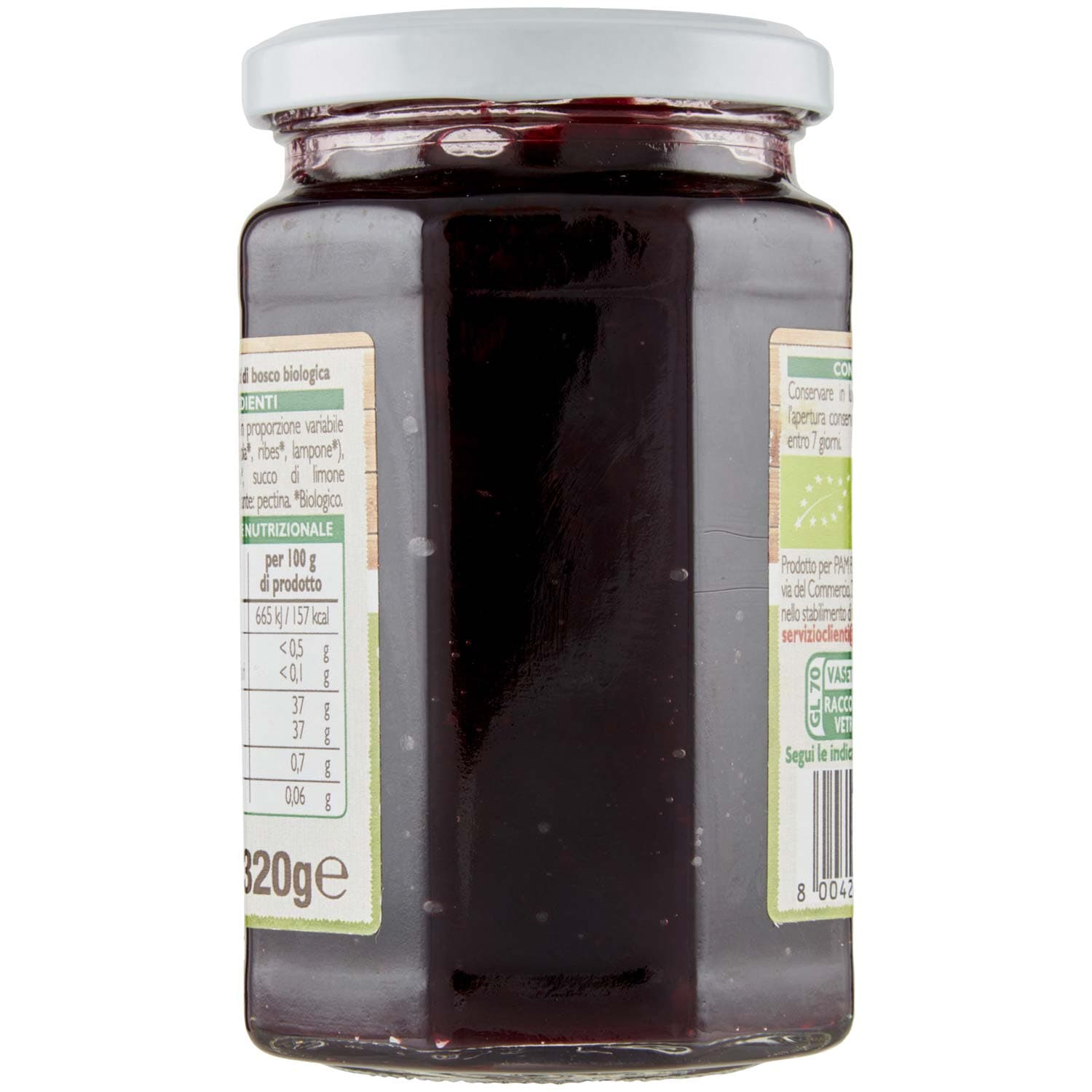 BIO Composta ai frutti di bosco Biologica 320 g – immagine 4