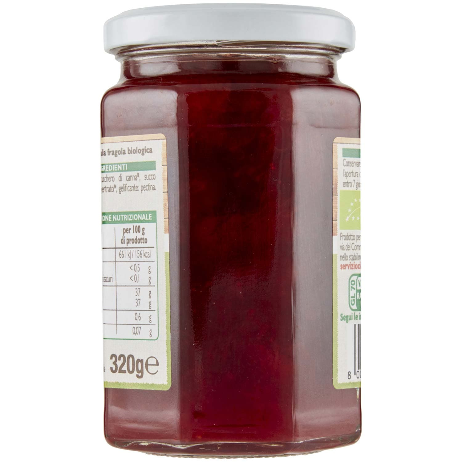 BIO Composta alla fragola Biologica 320 g – immagine 4