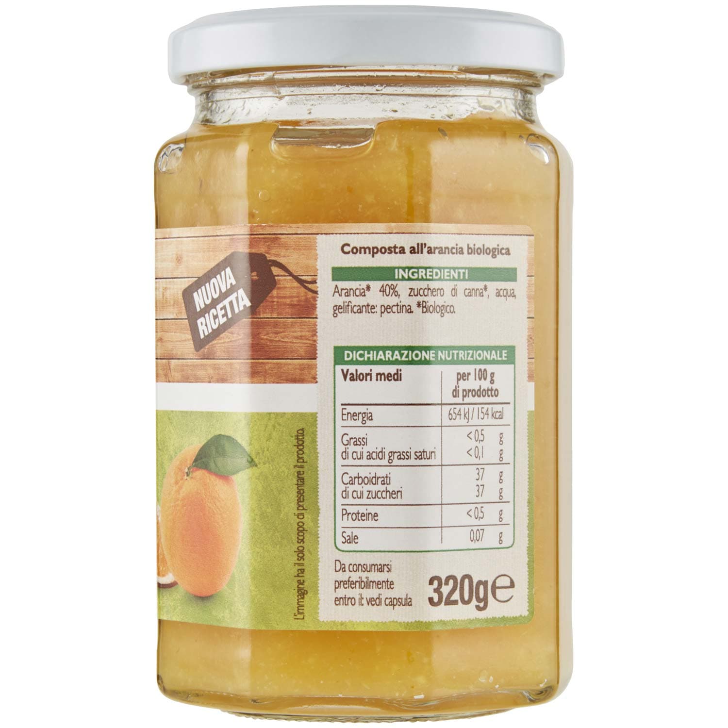 BIO Composta all'arancia Biologica 320 g – immagine 5