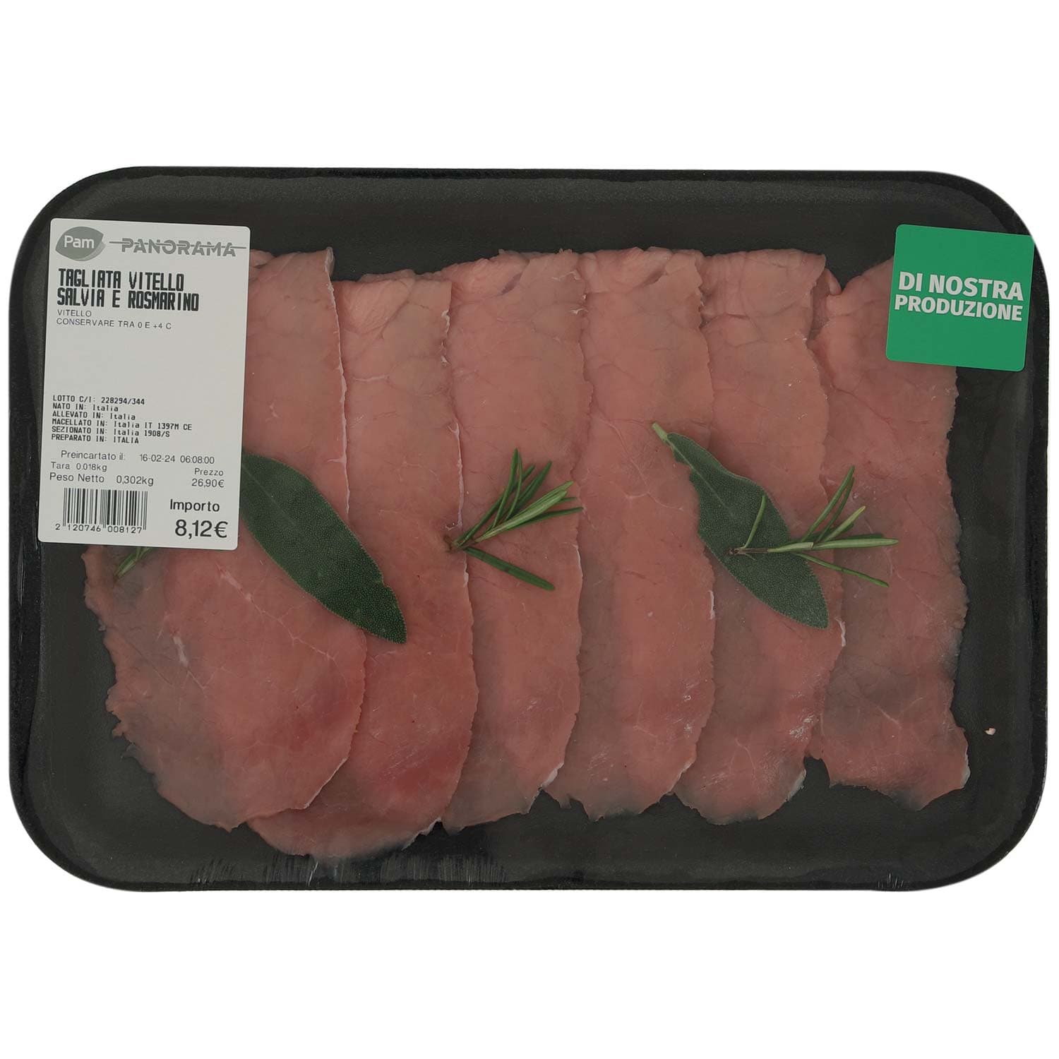 Tagliata vitello salvia e rosmarino – immagine 3