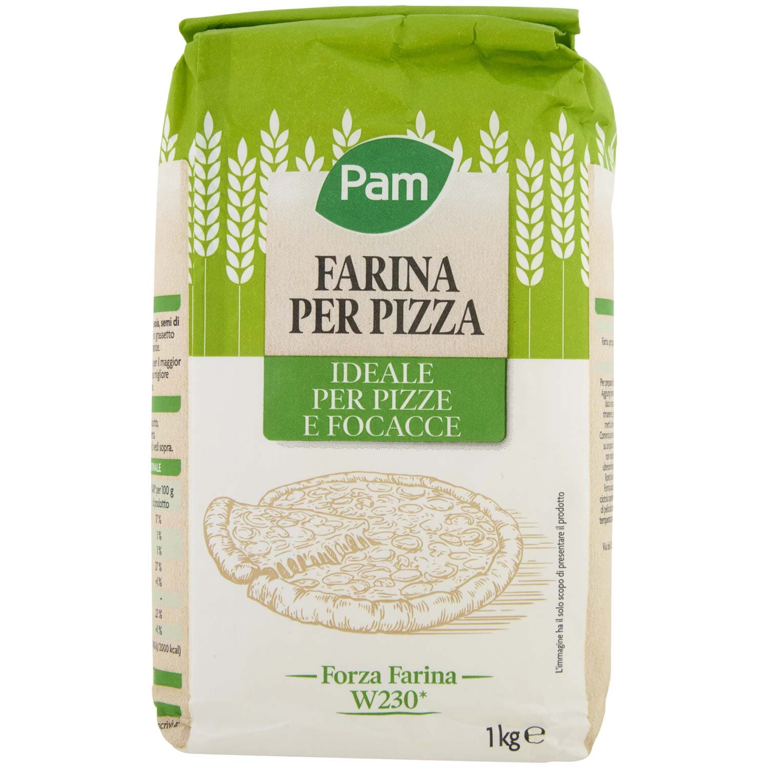 PAM Farina per Pizza Ideale per Pizze e Focacce 1 kg – immagine 4