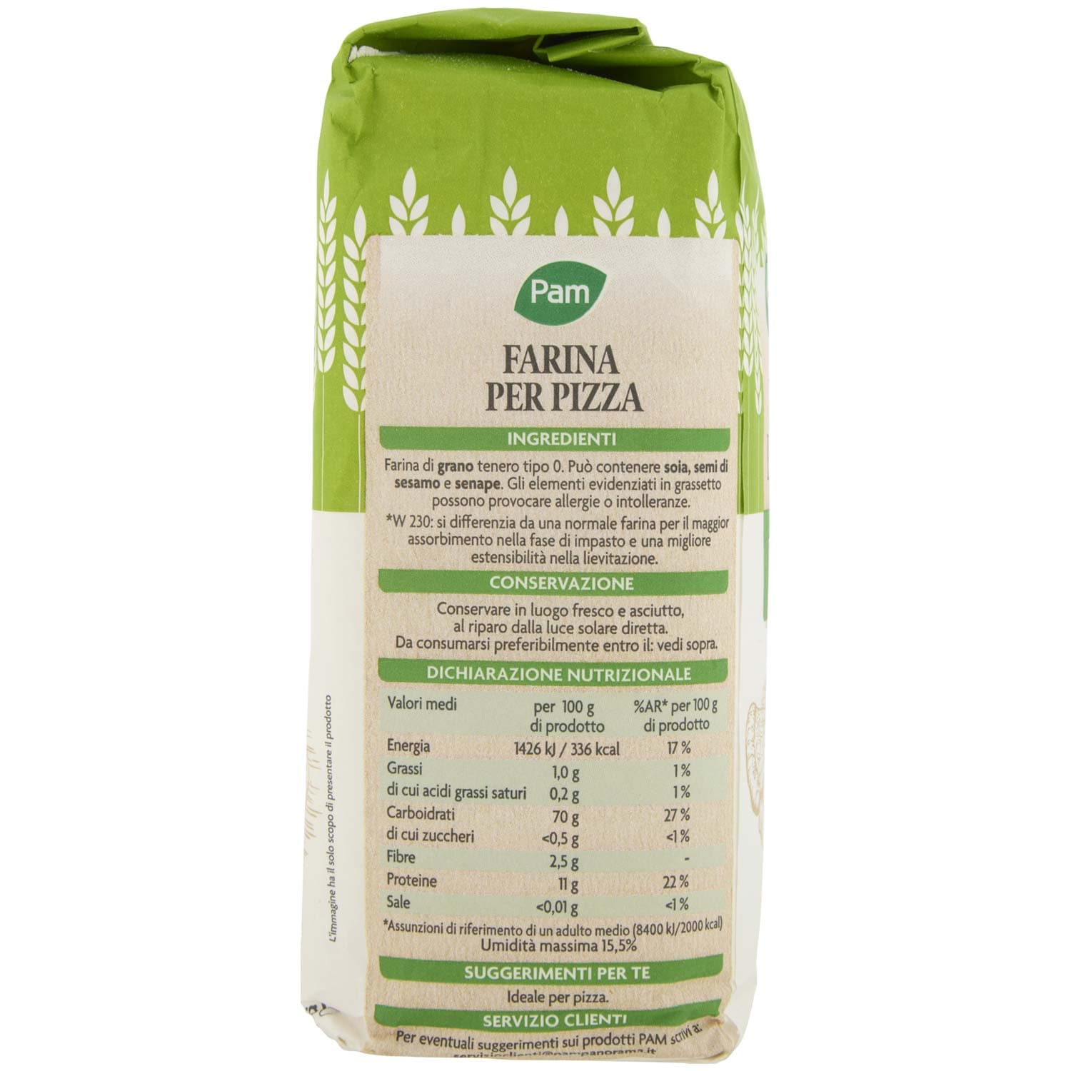 PAM Farina per Pizza Ideale per Pizze e Focacce 1 kg – immagine 5