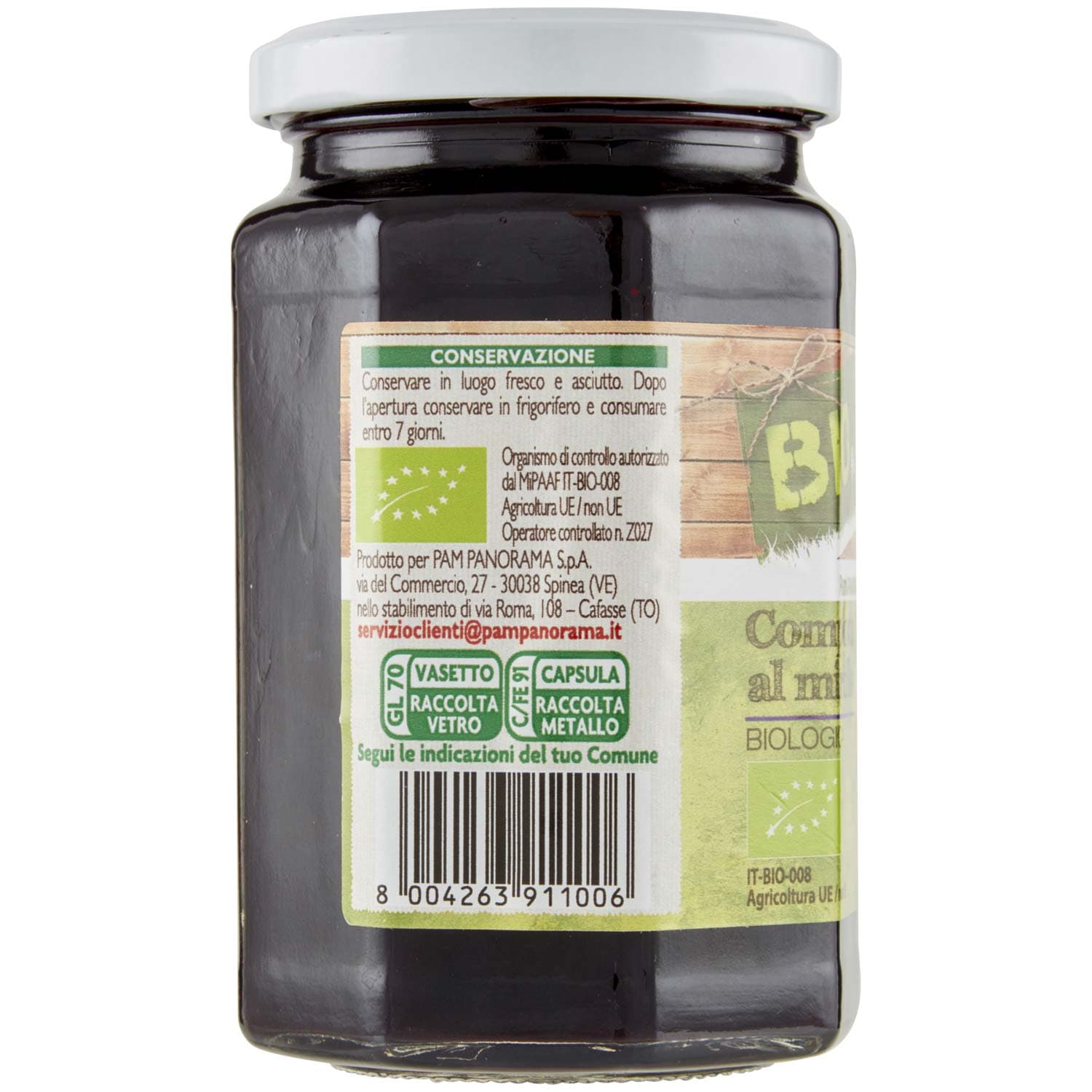 BIO Composta al mirtillo Biologica 320 g – immagine 3