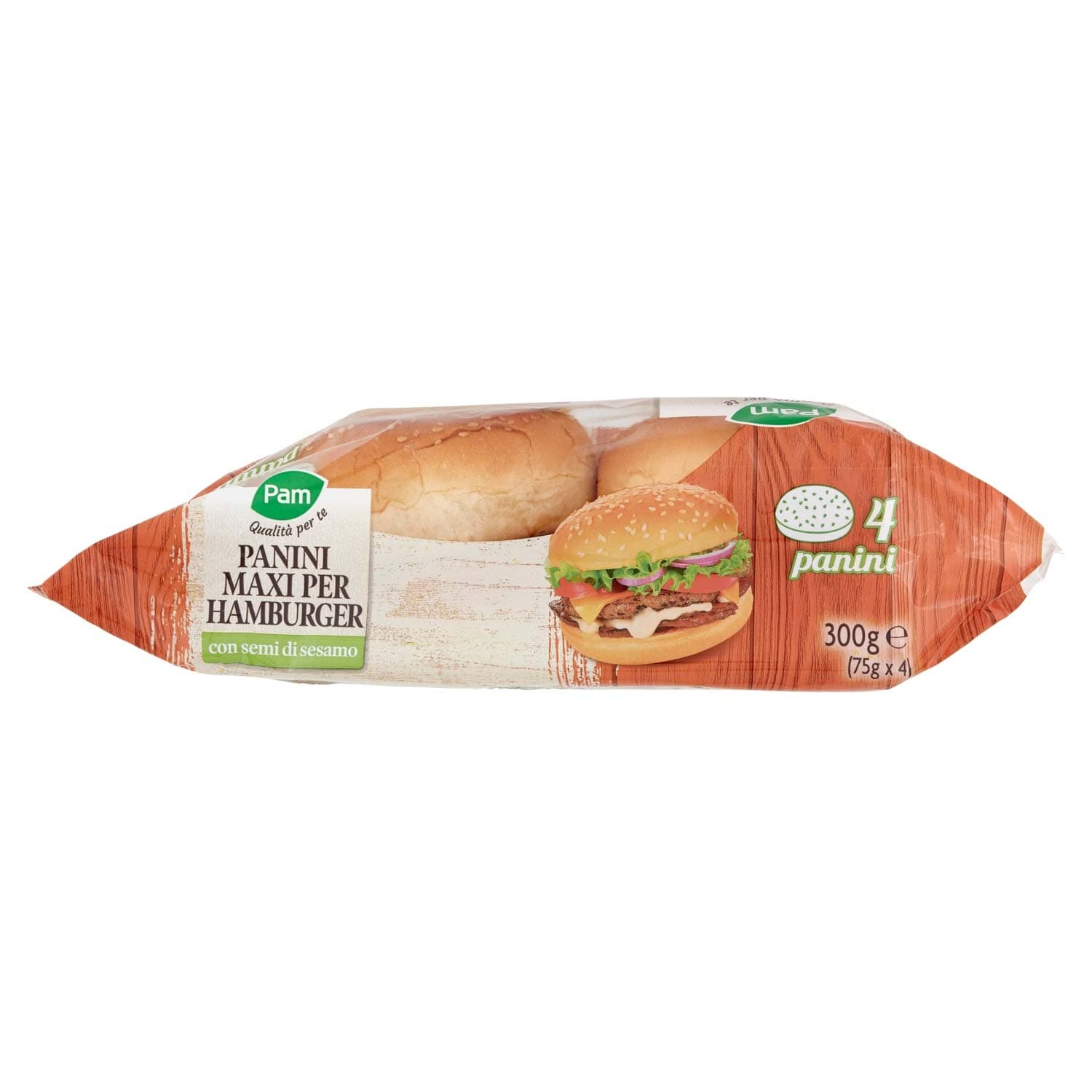 PAM Qualità per te Panini Maxi per Hamburger 4 x 75 g – immagine 6