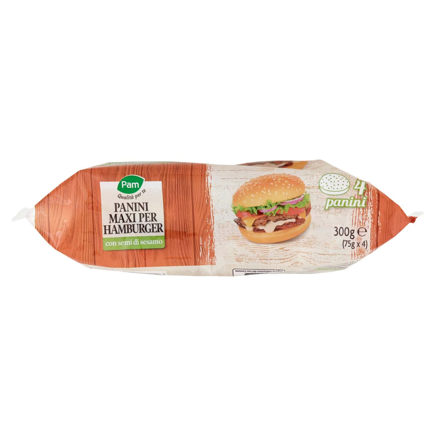 PAM Qualità per te Panini Maxi per Hamburger 4 x 75 g – immagine 7