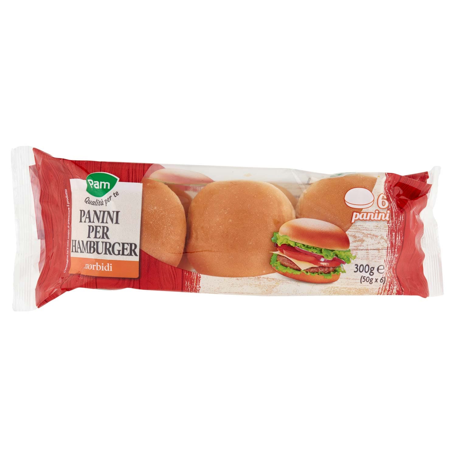 PAM Qualità per te Panini per Hamburger 6 x 50 g – immagine 2
