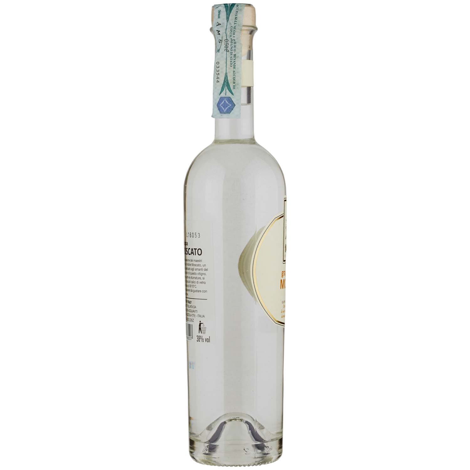 Aqua Nobile Grappa Moscato 50 cl – immagine 3