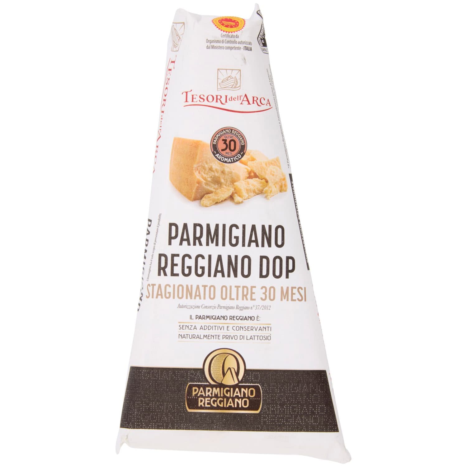 TESORI DELL'ARCA Parmigiano Reggiano DOP Stagionato Oltre 30 Mesi Aromatico 0,300 kg – immagine 2