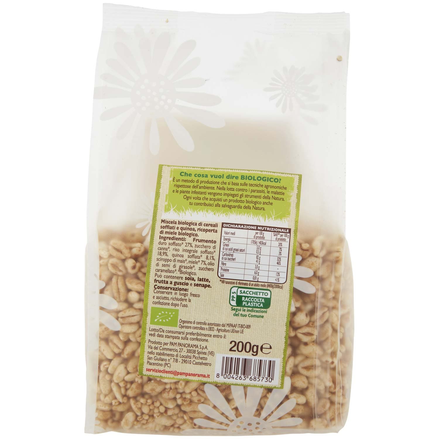 BIO Multi cereale al miele Biologico 200 g – immagine 4