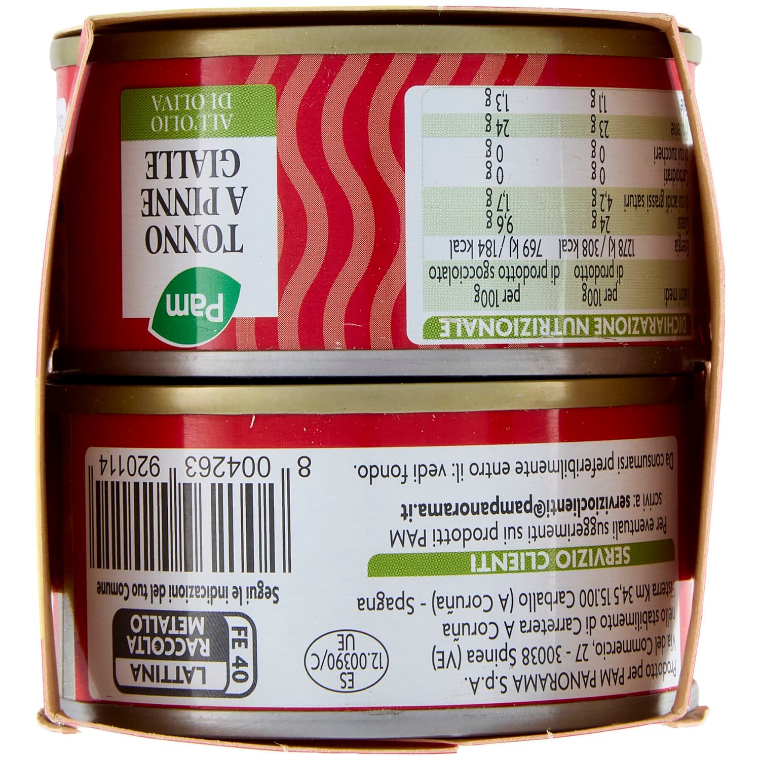 PAM Tonno a Pinne Gialle all'Olio di Oliva 5 x 70 g – immagine 4