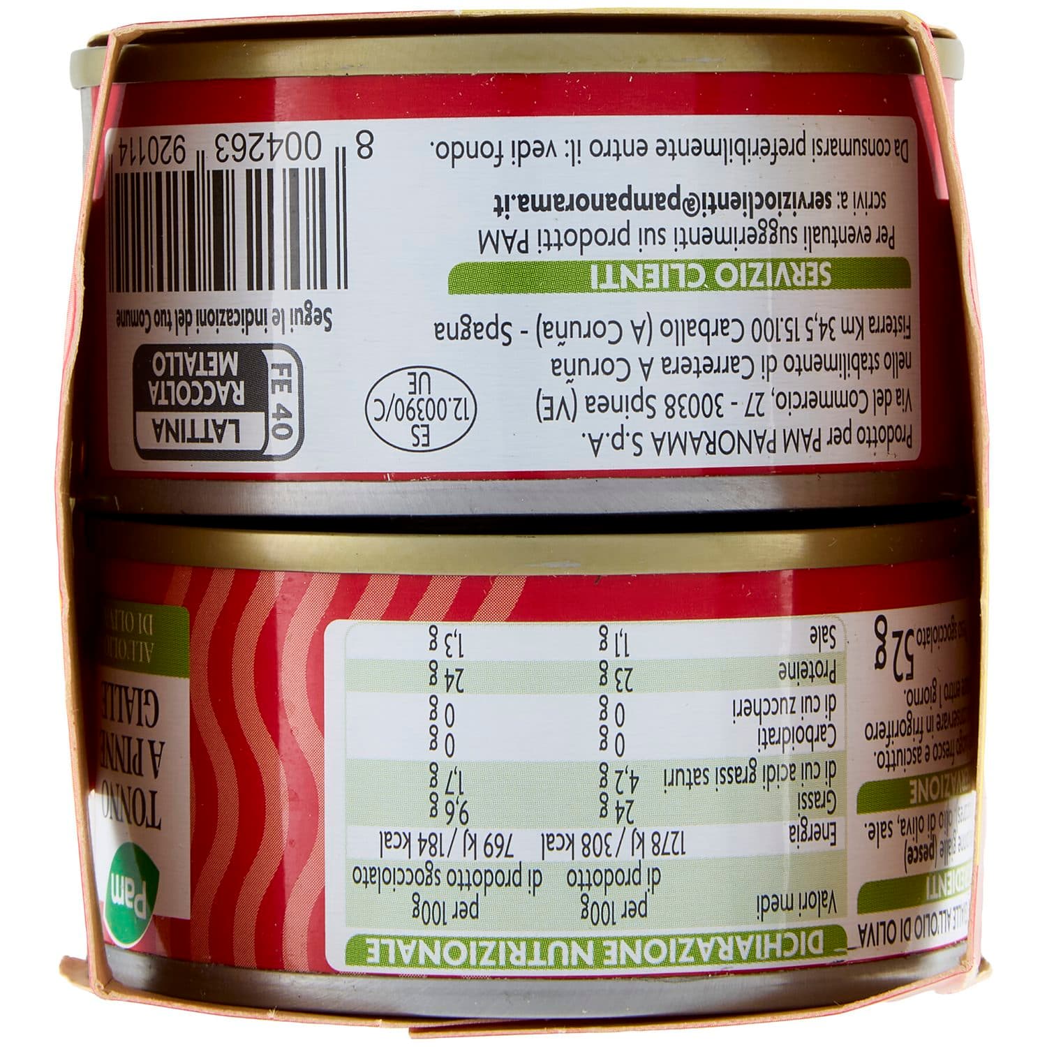 PAM Tonno a Pinne Gialle all'Olio di Oliva 5 x 70 g – immagine 6