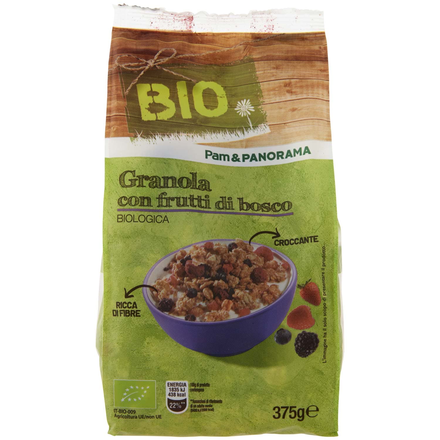 BIO Muesli croccante con frutti di bosco 375 g – immagine 2