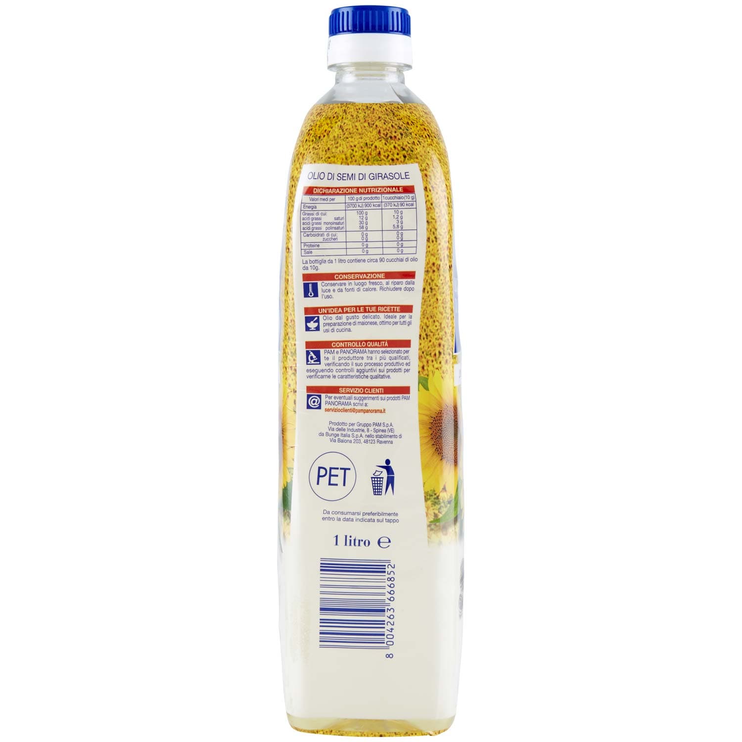 PAM PANORAMA Olio di Semi di Girasole 1 L – immagine 3