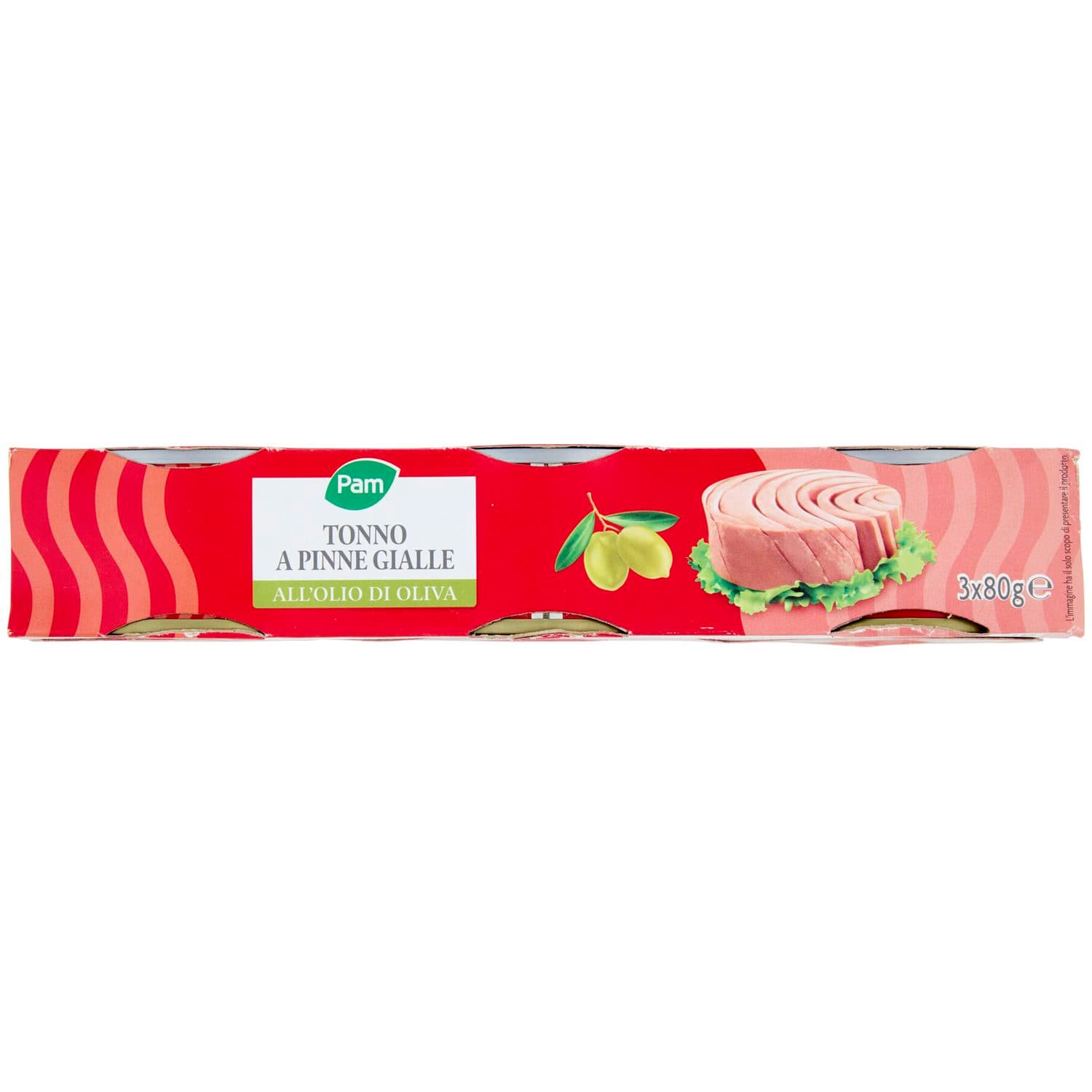 PAM Tonno a Pinne Gialle all'Olio di Oliva 3 x 80 g – immagine 8