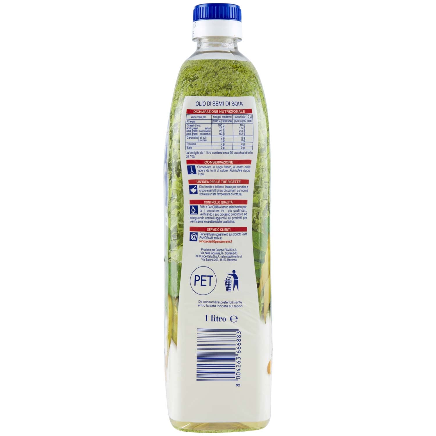 PAM PANORAMA Olio di Semi di Soia 1 L – immagine 5