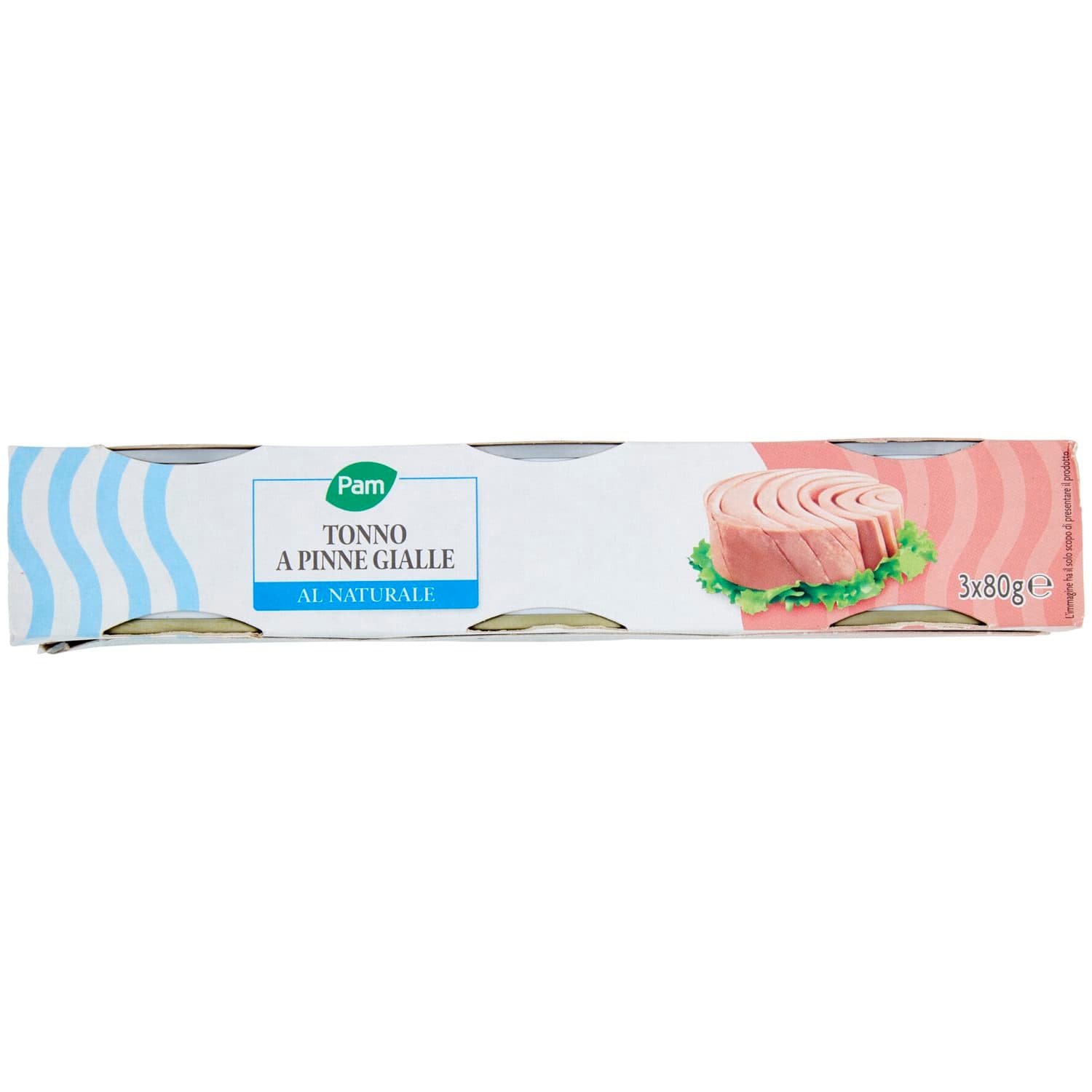 PAM Tonno a Pinne Gialle al Naturale 3 x 80 g – immagine 8