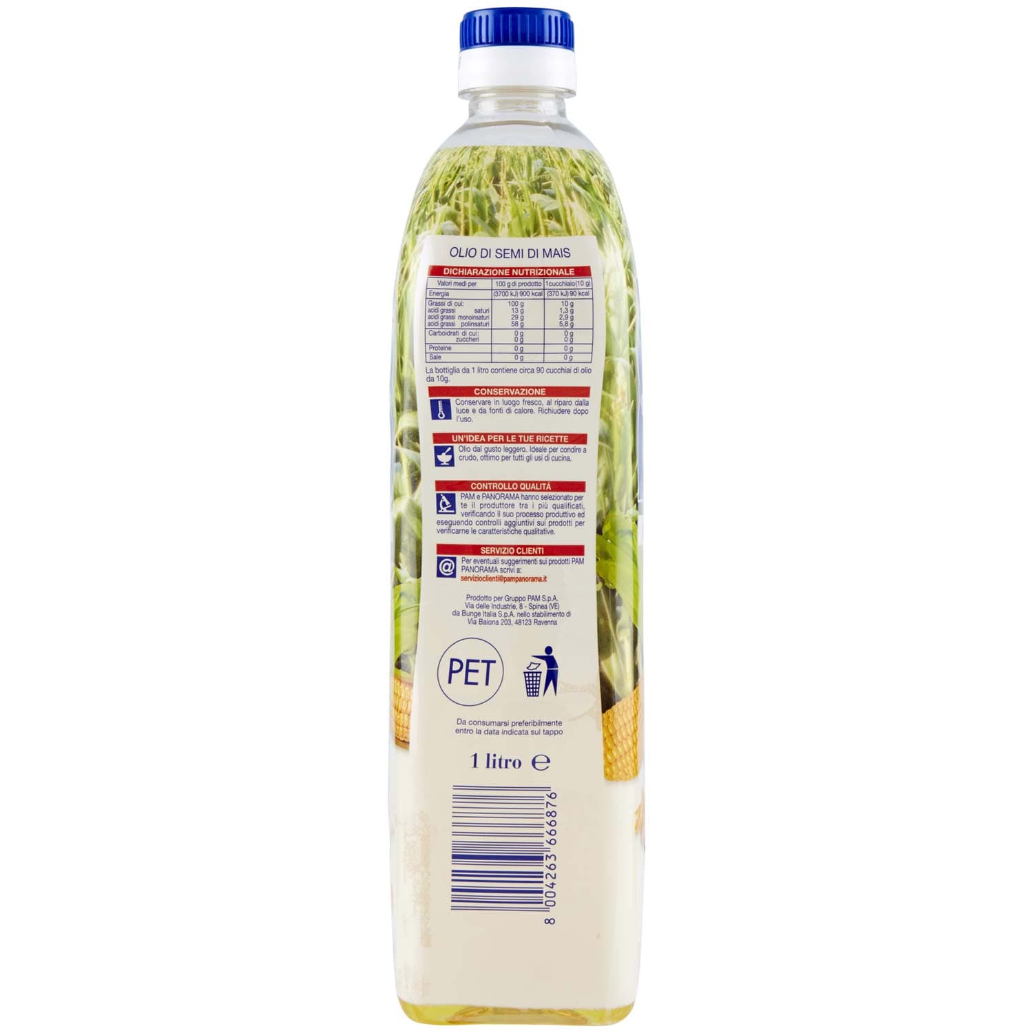 PAM PANORAMA Olio di Semi di Mais 1 L – immagine 5