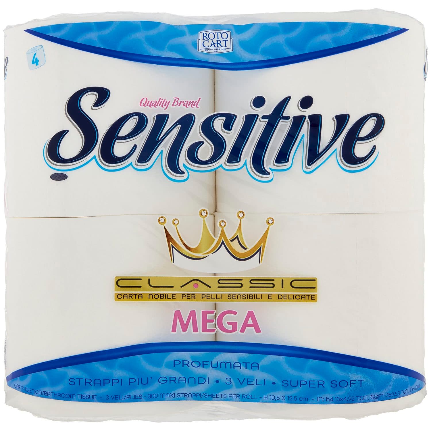 PAM PANORAMA Carta Igienica profumata 3 veli 4 rotoloni – immagine 2