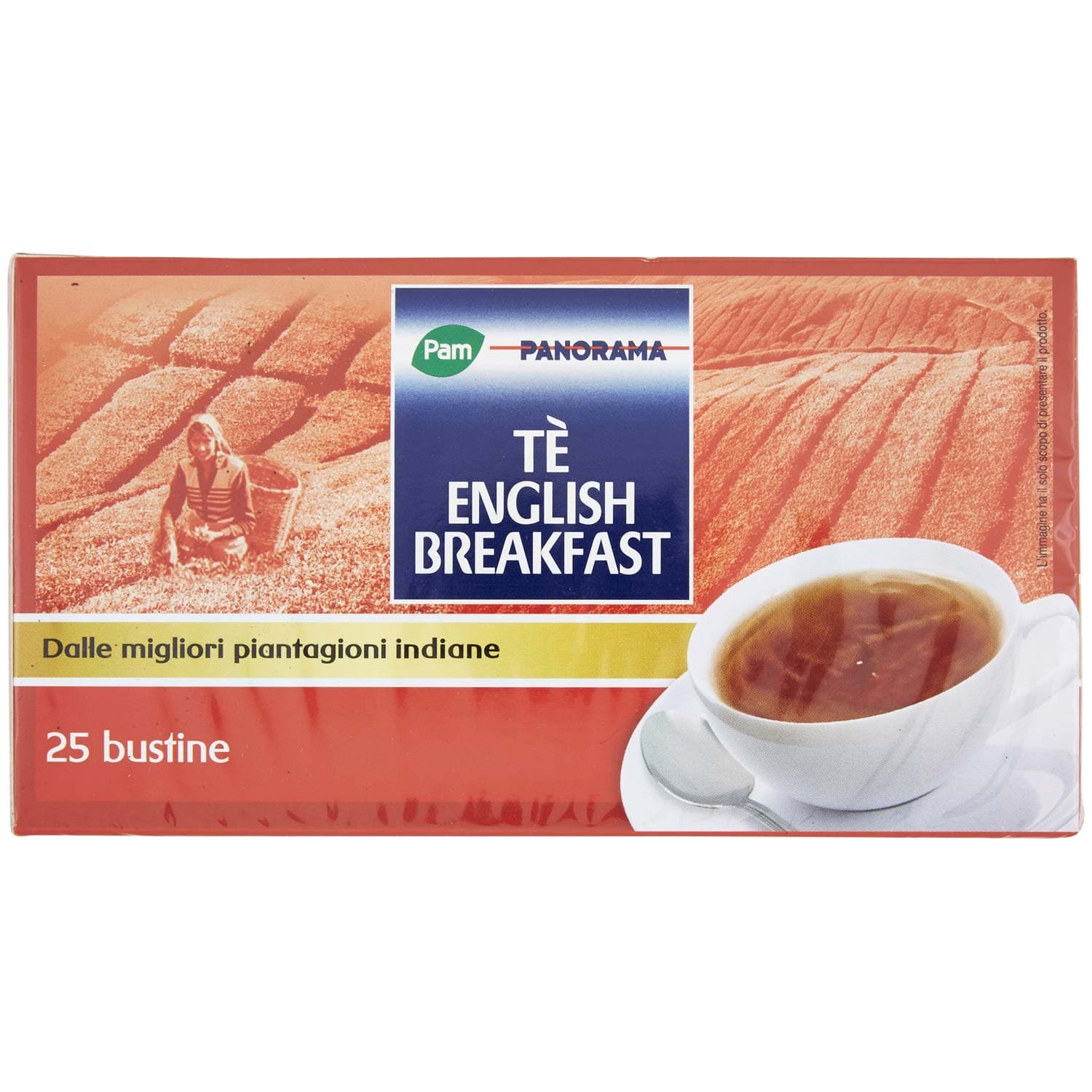 PAM PANORAMA Tè English Breakfast 50g (2g x 25) – immagine 2