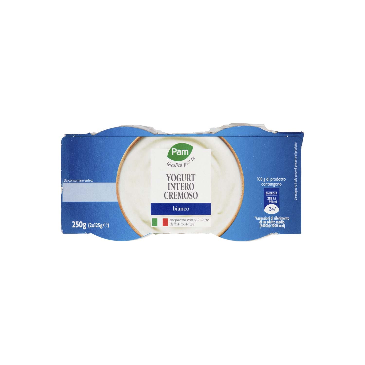 PAM PANORAMA Yogurt intero Cremoso Bianco 250g (125g x 2) – immagine 6