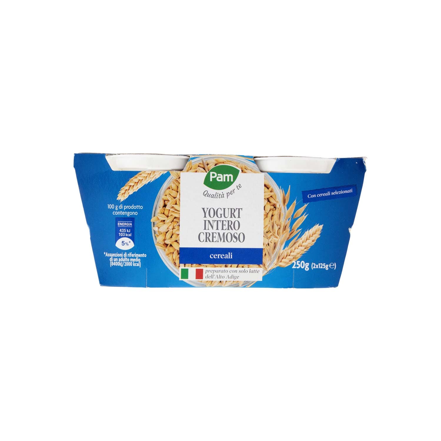 PAM PANORAMA Yogurt intero Cremoso ai Cereali 250g (125g x 2) – immagine 4