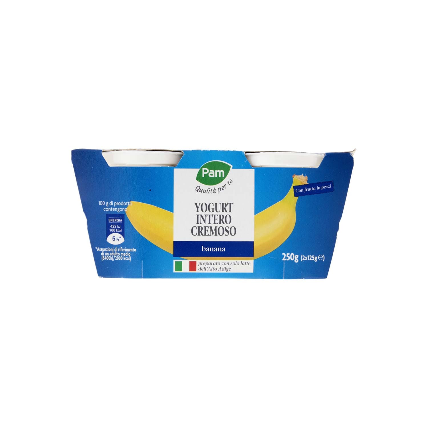 PAM PANORAMA Yogurt intero Cremoso alla Banana 250g (125g x2) – immagine 4