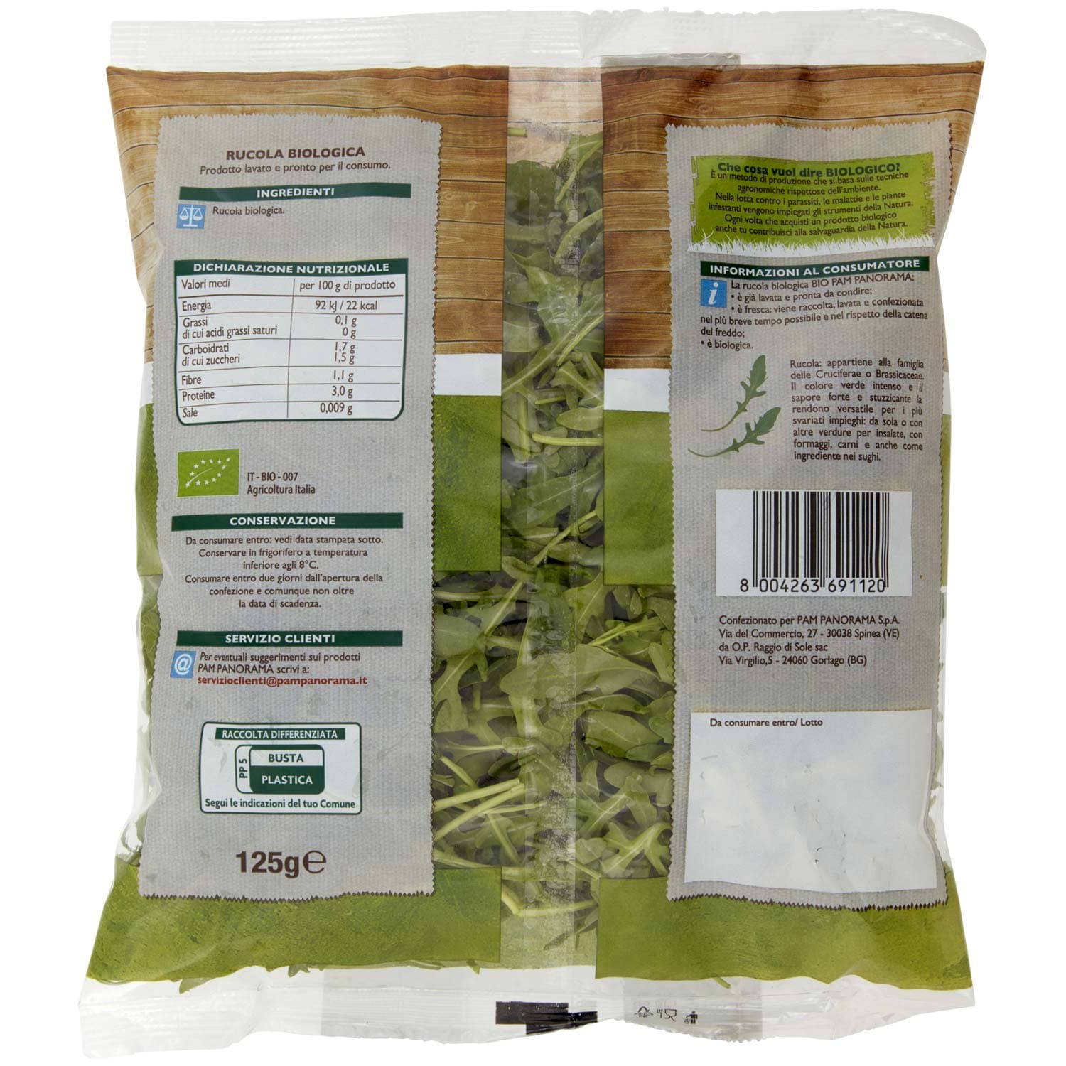 BIO Rucola Biologica 125 g – immagine 4