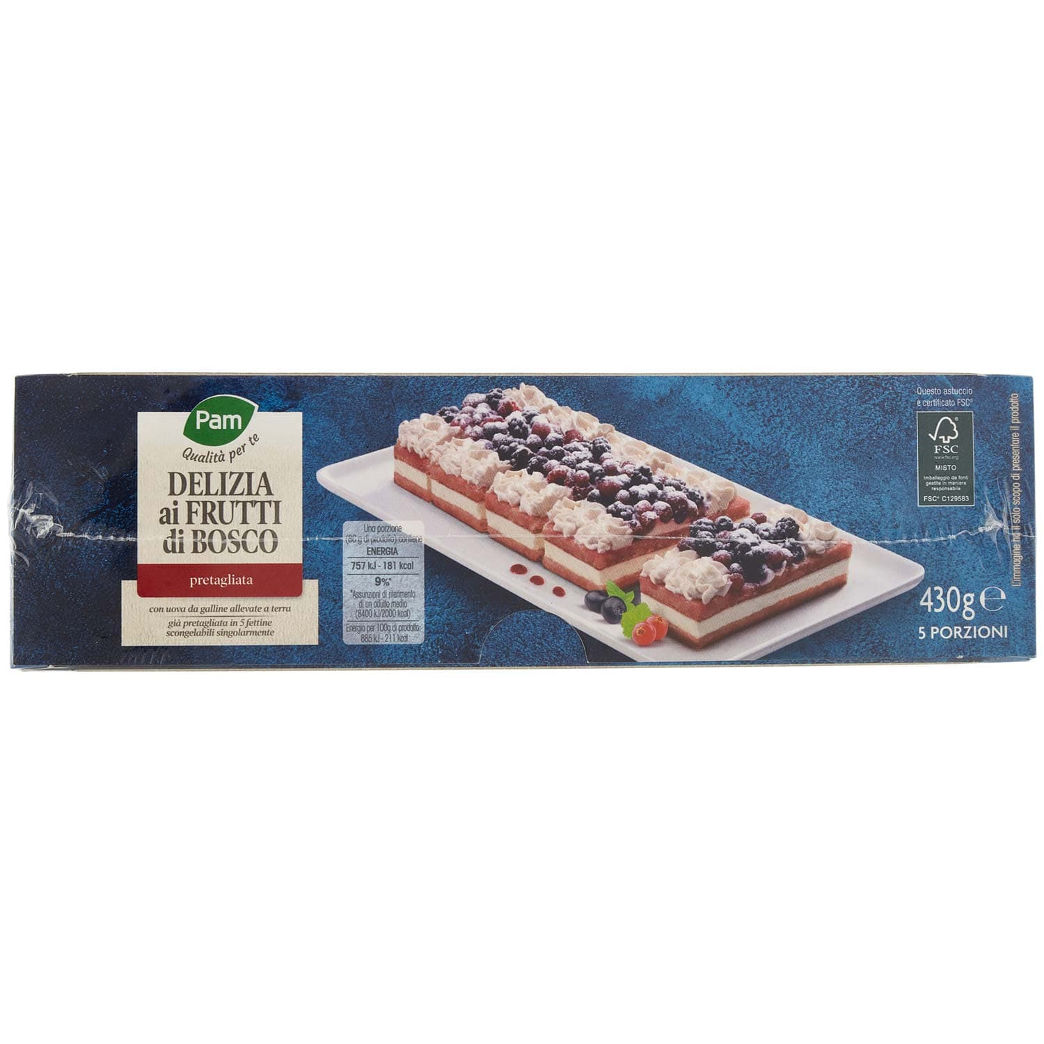 PAM Qualità per te Delizia ai Frutti di Bosco pretagliata 430 g – immagine 7