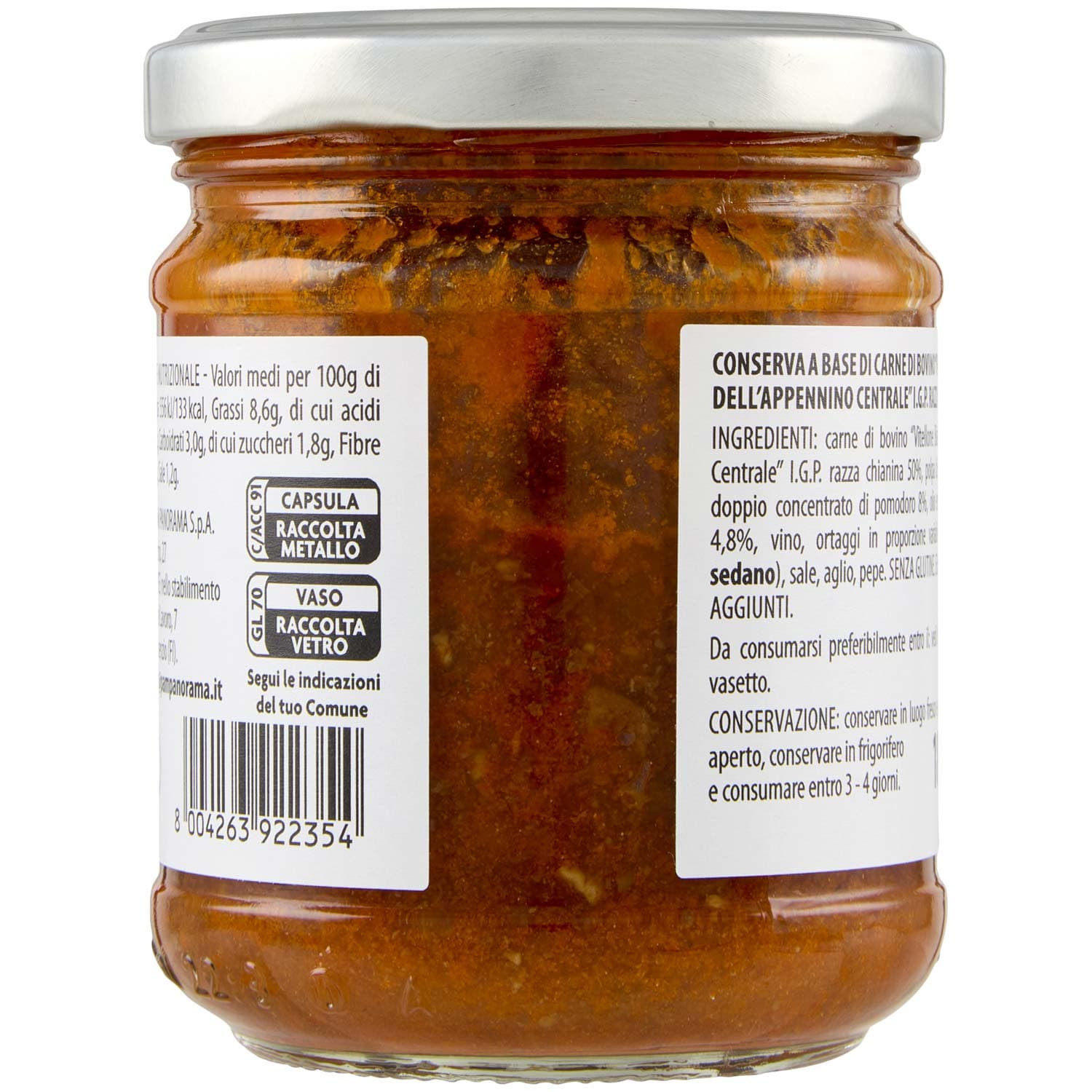 TESORI DELL'ARCA Ragù di Carne Chianina 180 g – immagine 4