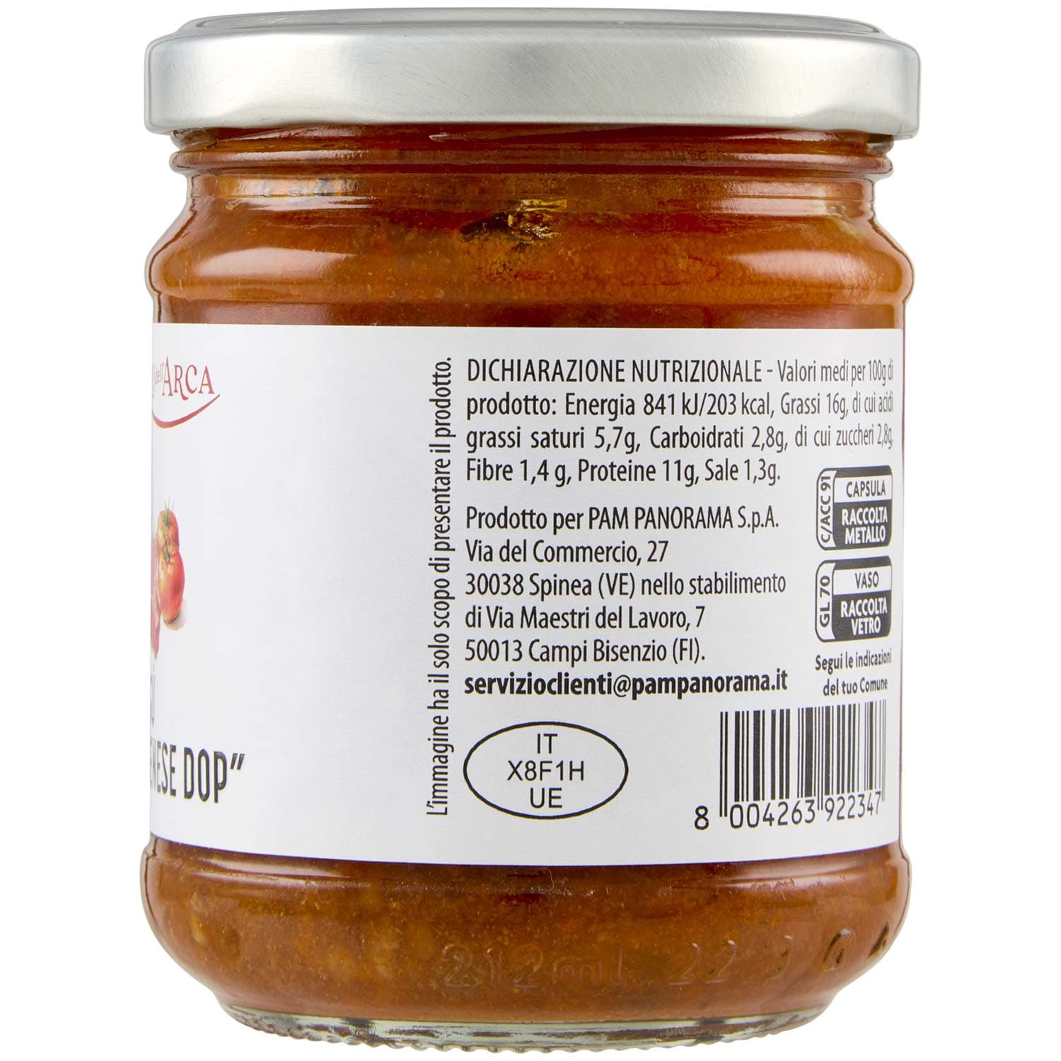 TESORI DELL'ARCA Ragù con "Cinta Senese DOP" 180 g – immagine 5