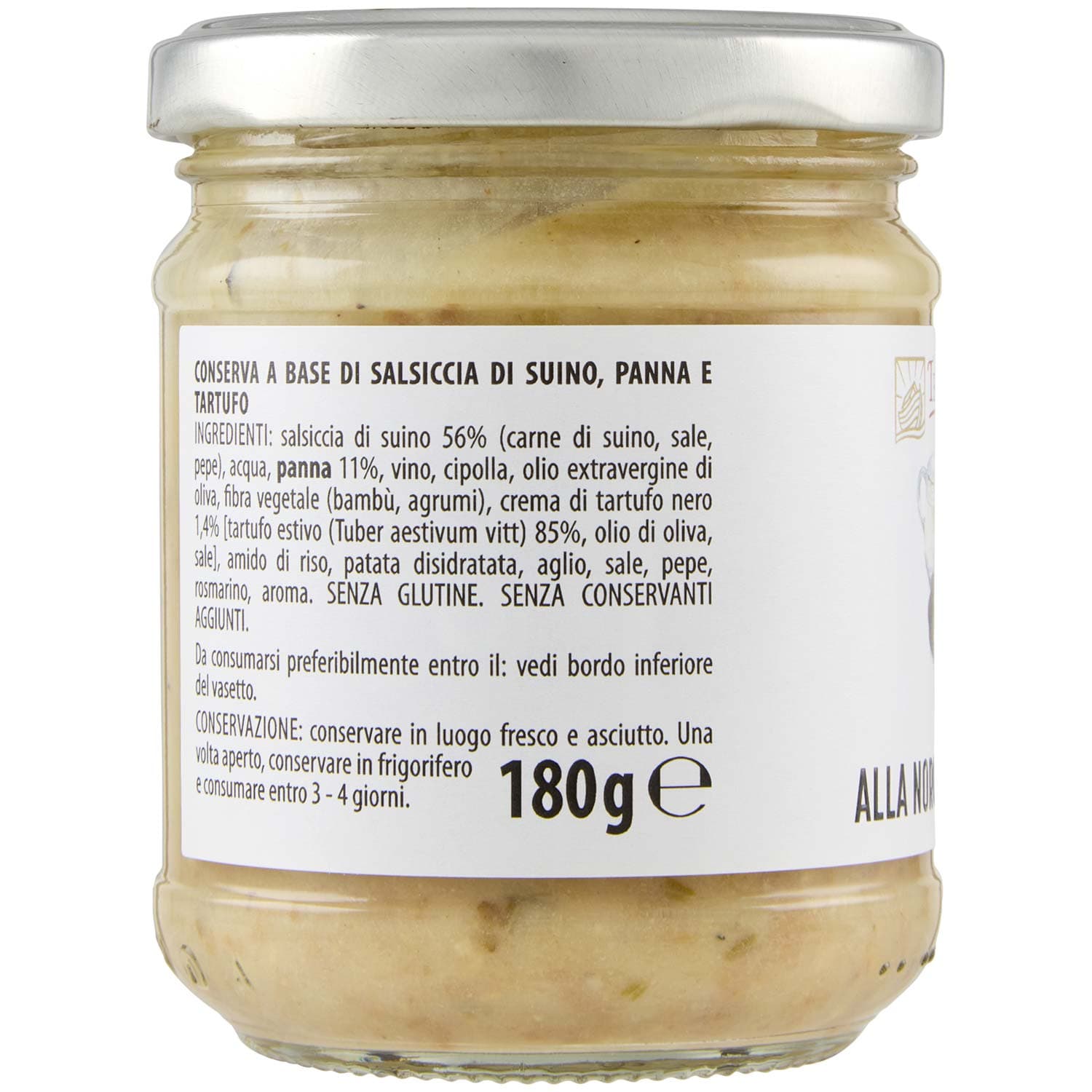 TESORI DELL'ARCA Sugo alla Norcina con Tartufo 180 g – immagine 3