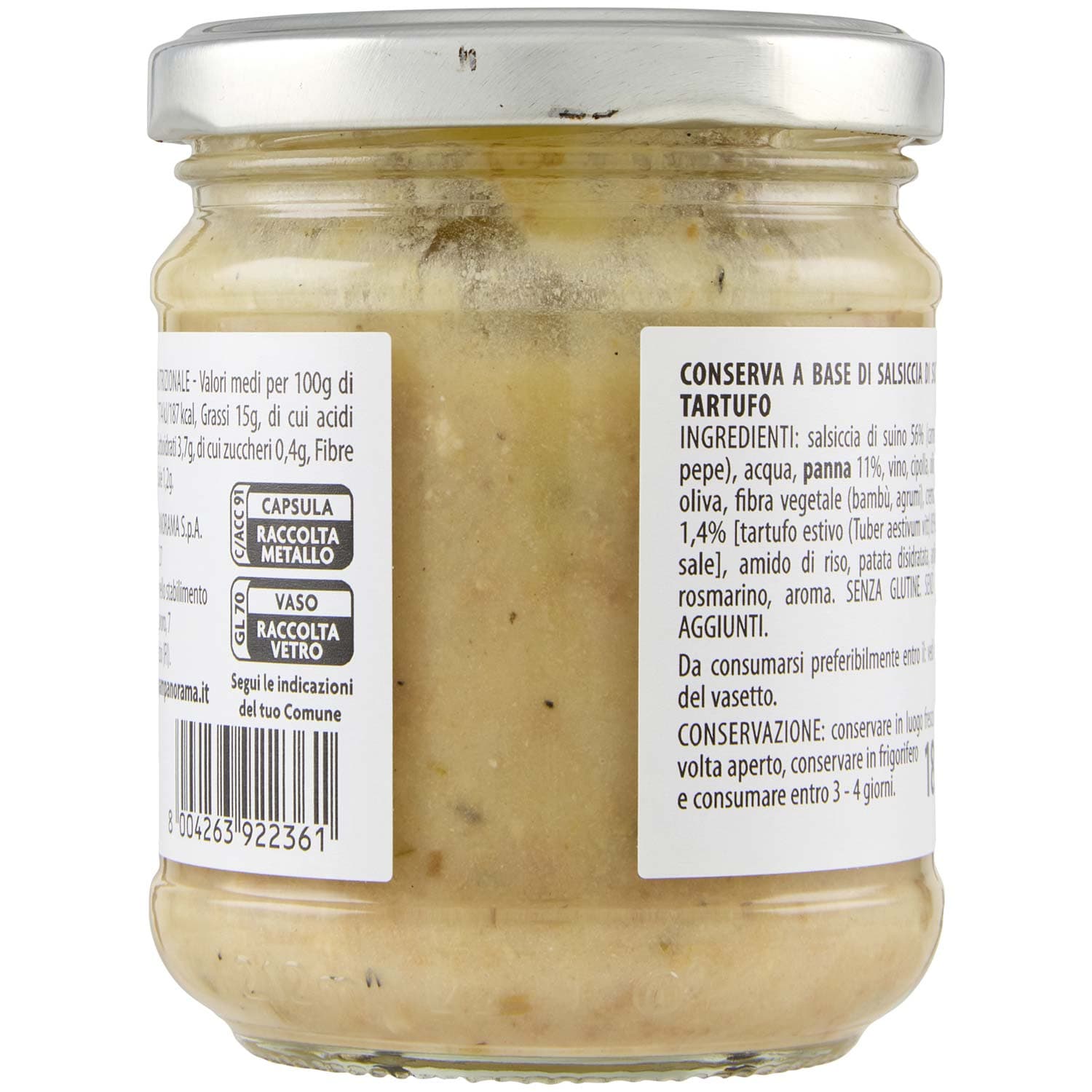 TESORI DELL'ARCA Sugo alla Norcina con Tartufo 180 g – immagine 4