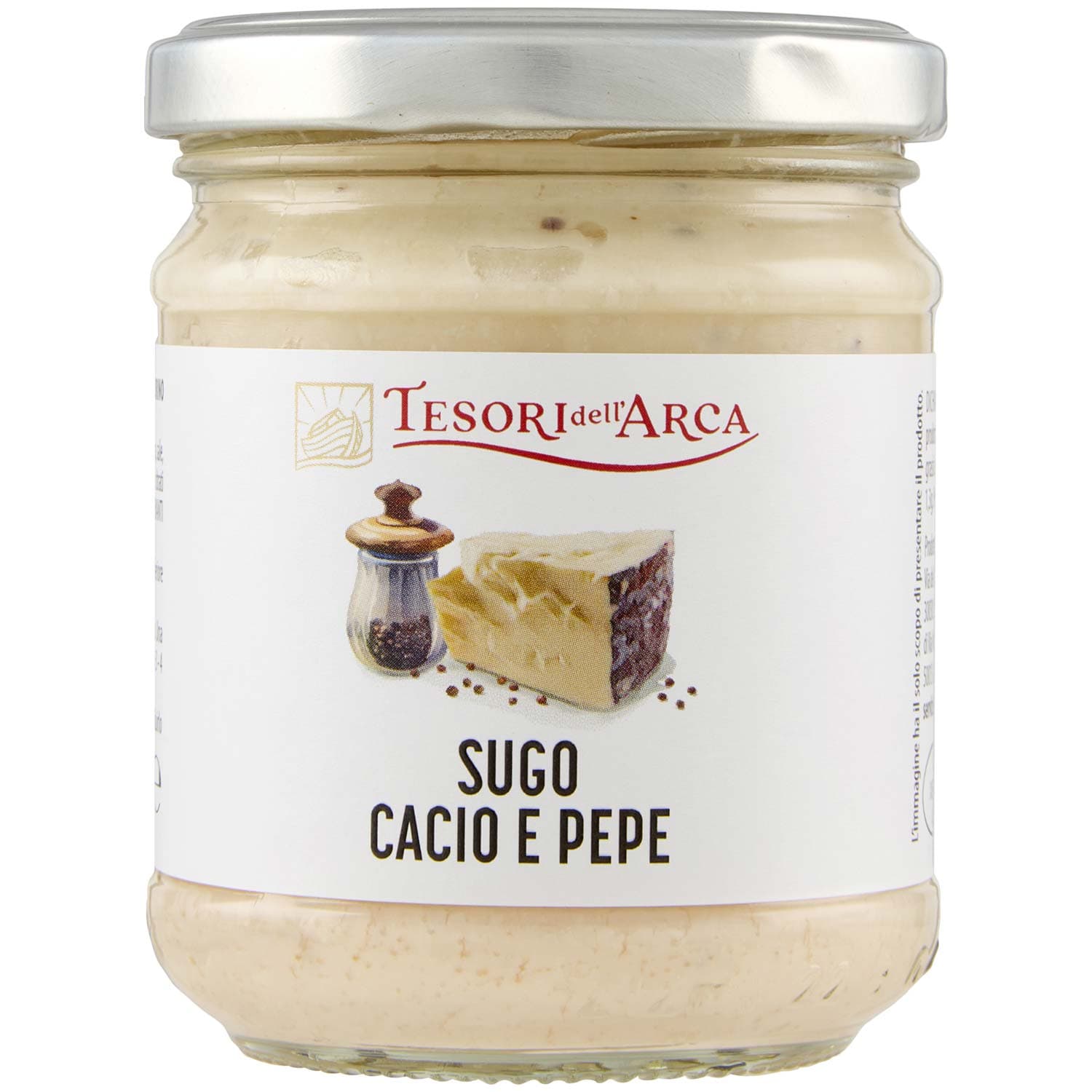 TESORI DELL'ARCA Sugo Cacio e Pepe 180 g – immagine 2