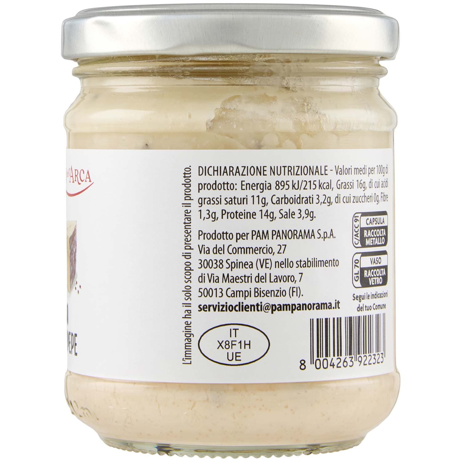 TESORI DELL'ARCA Sugo Cacio e Pepe 180 g – immagine 5