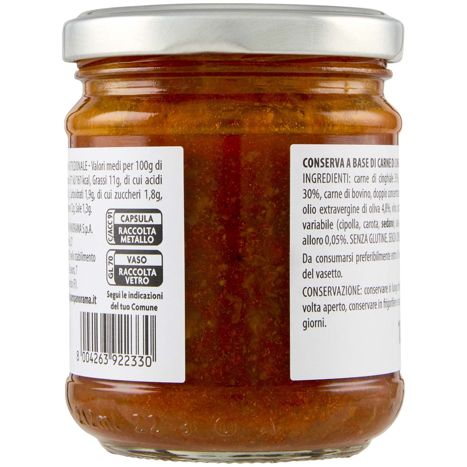 TESORI DELL'ARCA Ragù di Cinghiale 180 g – immagine 4