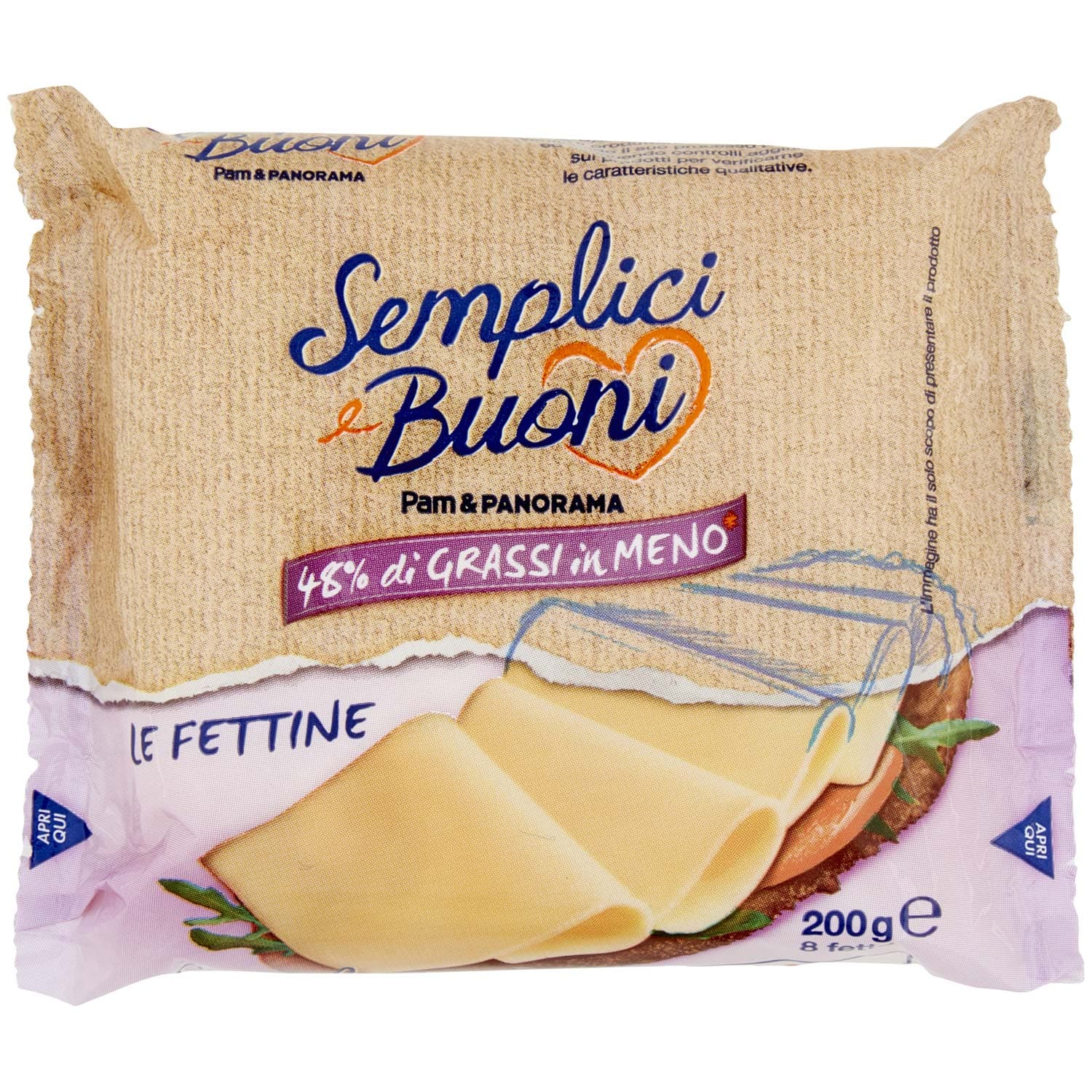SEMPLICI E BUONI 48% di Grassi in Meno Le Fettine 8 Fette 200 g – immagine 2
