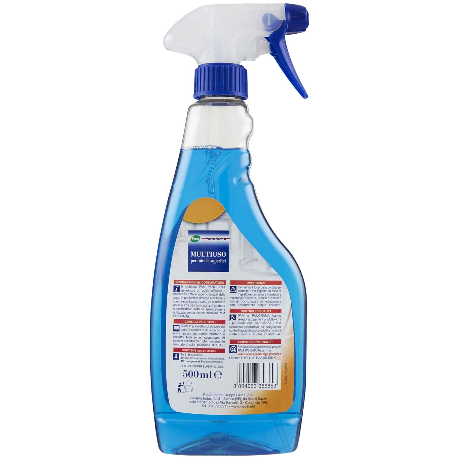 PAM PANORAMA Multiuso per tutte le superfici 500 ml – immagine 4