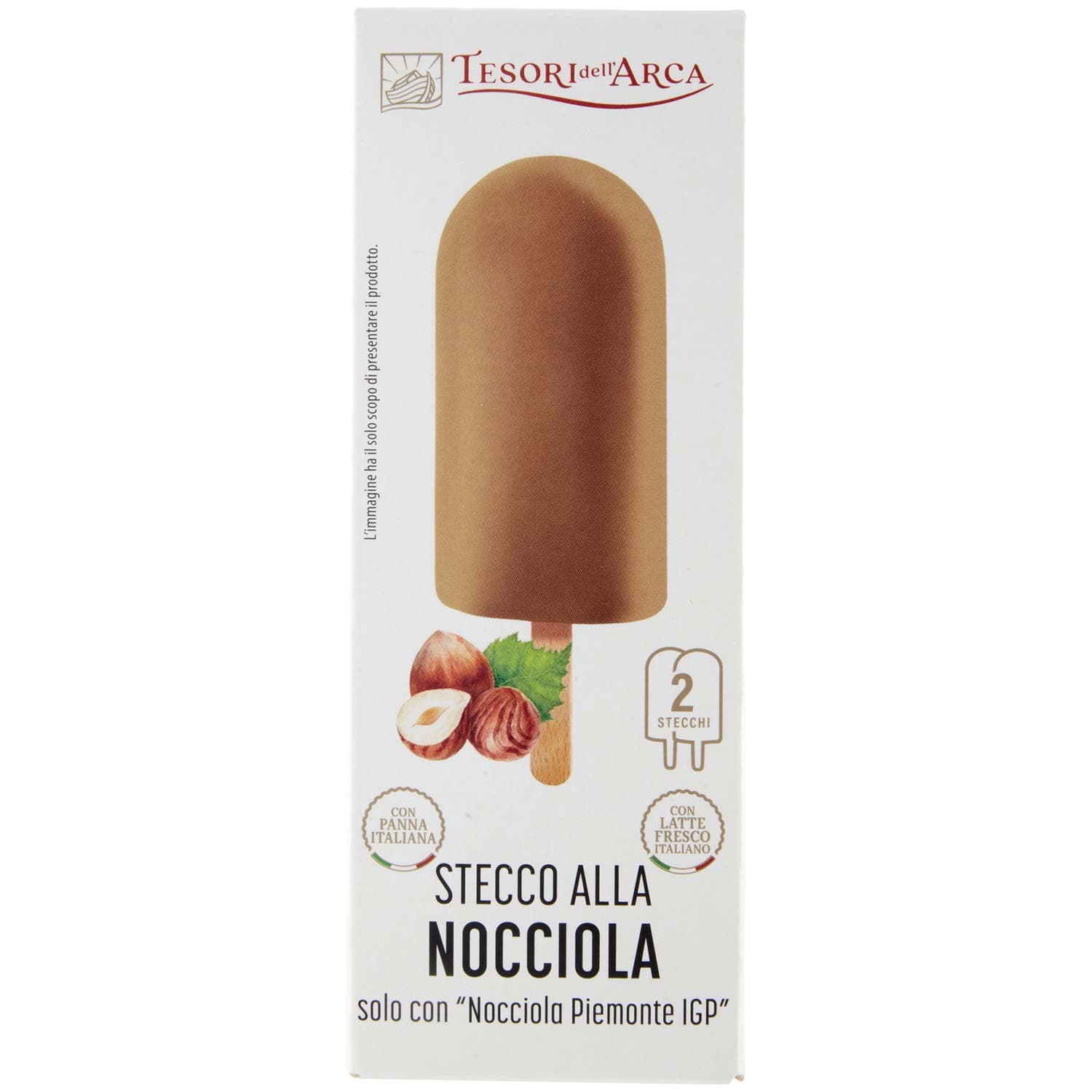 TESORI DELL'ARCA Stecco alla Nocciola solo con "Nocciola Piemonte IGP" 2 x 70 g – immagine 2