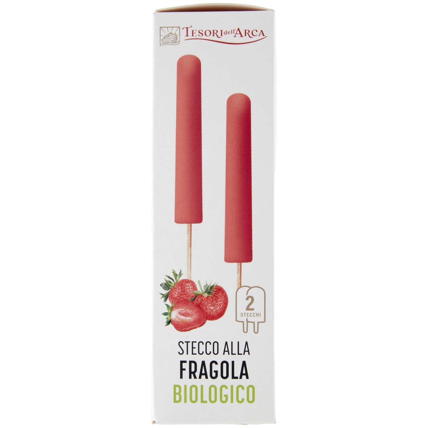 TESORI DELL'ARCA Stecco alla Fragola Biologico 2 x 70 g – immagine 3