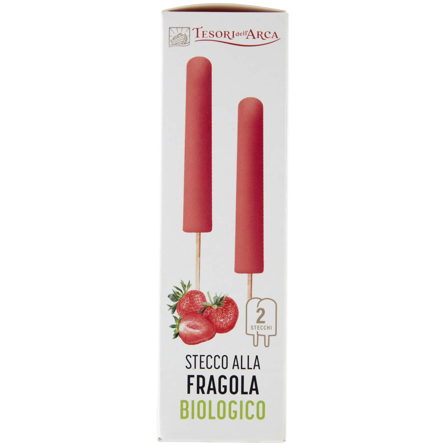TESORI DELL'ARCA Stecco alla Fragola Biologico 2 x 70 g – immagine 5