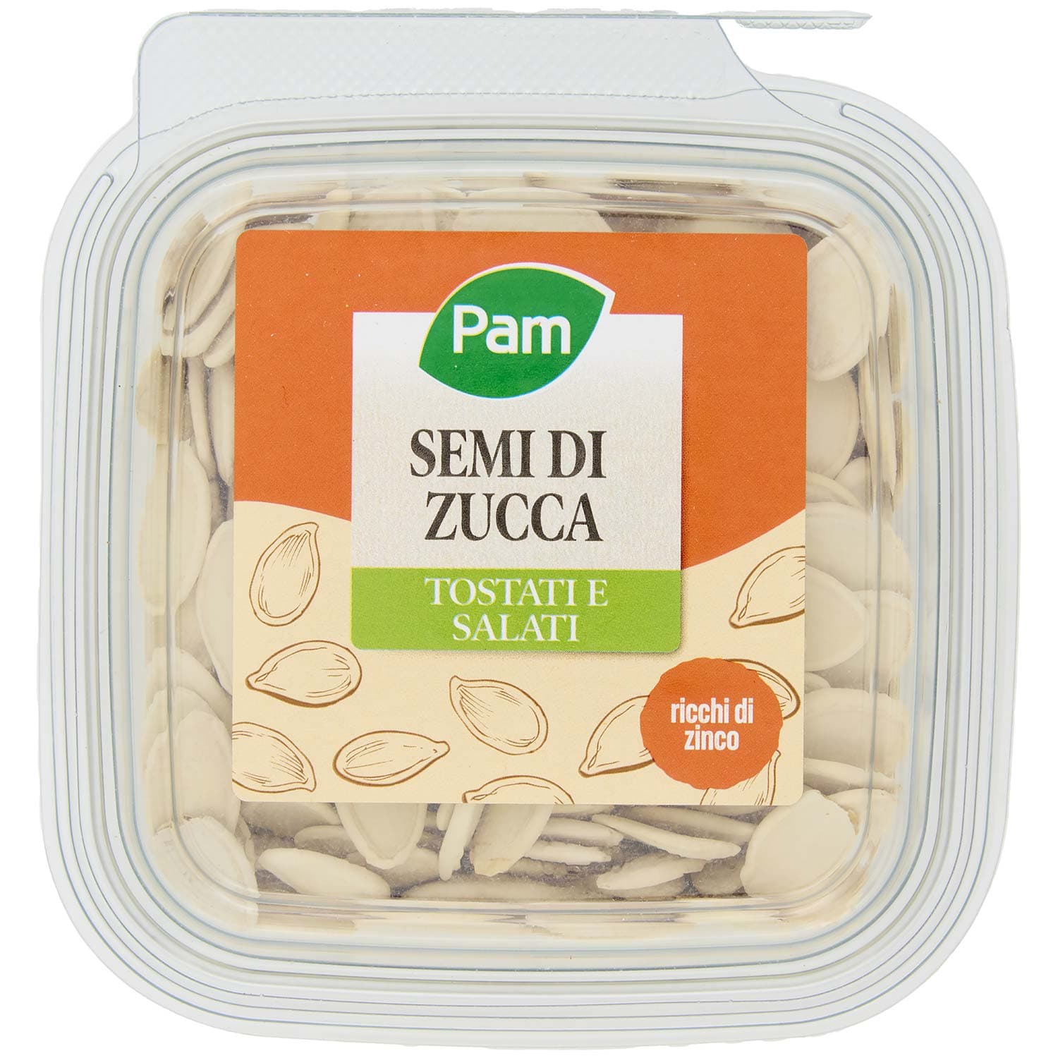 PAM Semi di Zucca Tostati e Salati 120 g – immagine 2