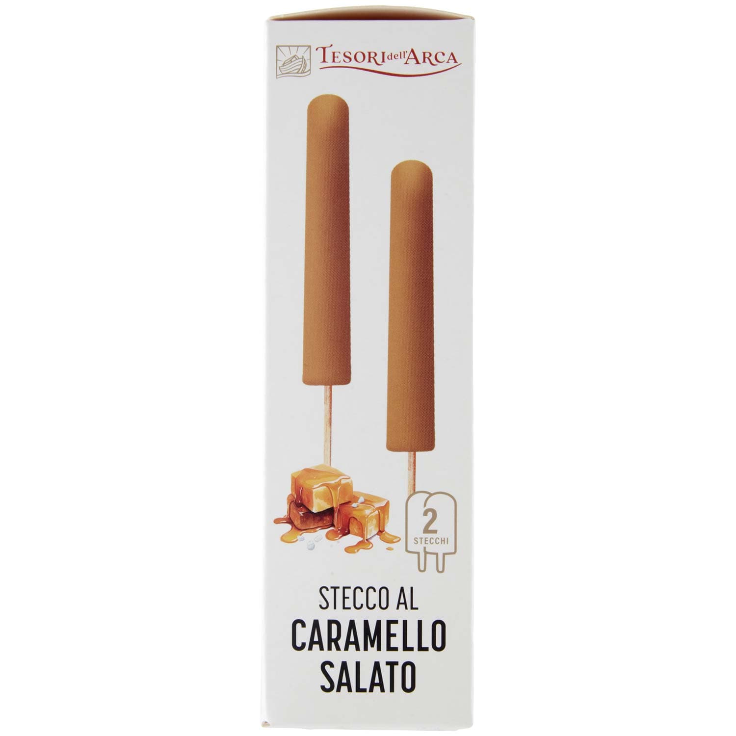 TESORI DELL'ARCA Stecco al Caramello Salato 2 x 70 g – immagine 3