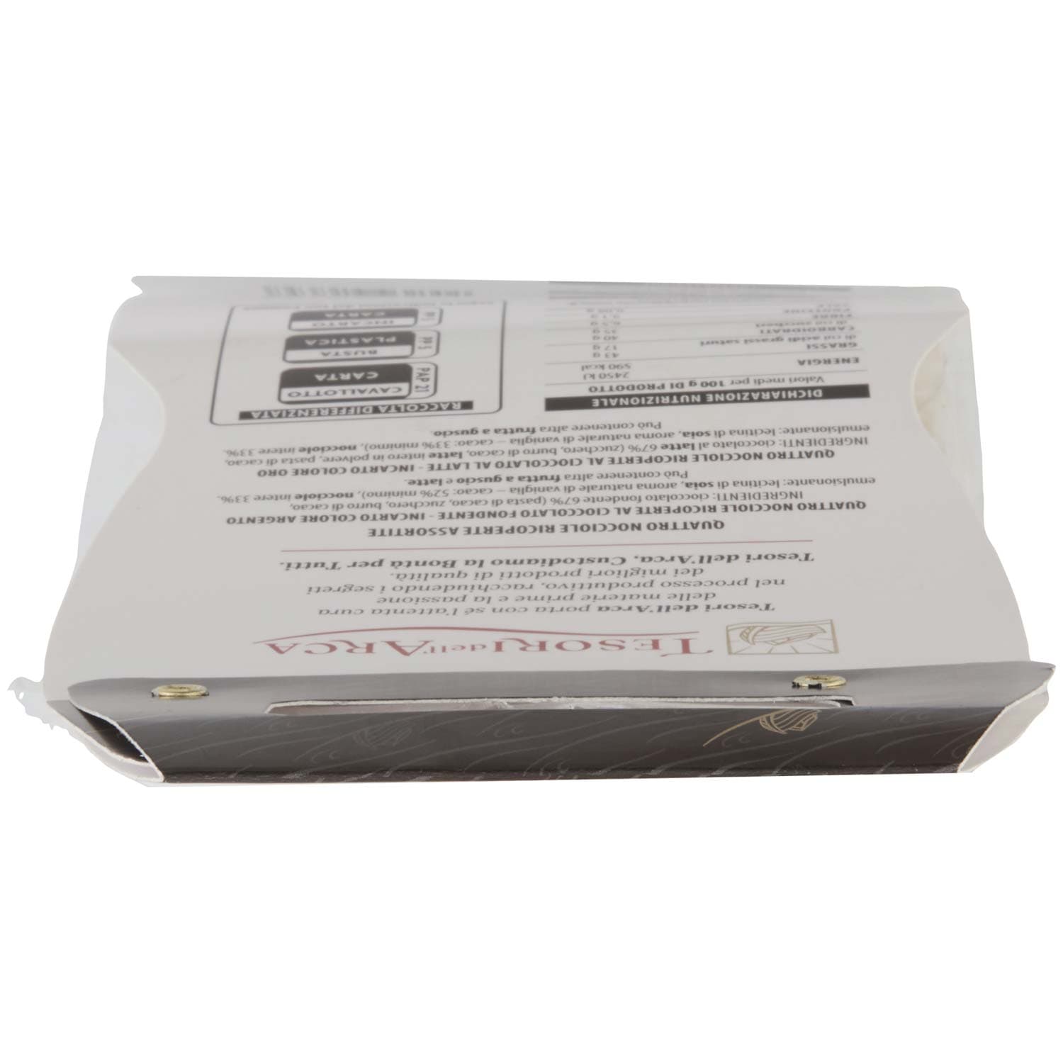 TESORI DELL'ARCA Nocciole Ricoperte Assortite al Cioccolato Fondente e al Latte 160 g – immagine 6