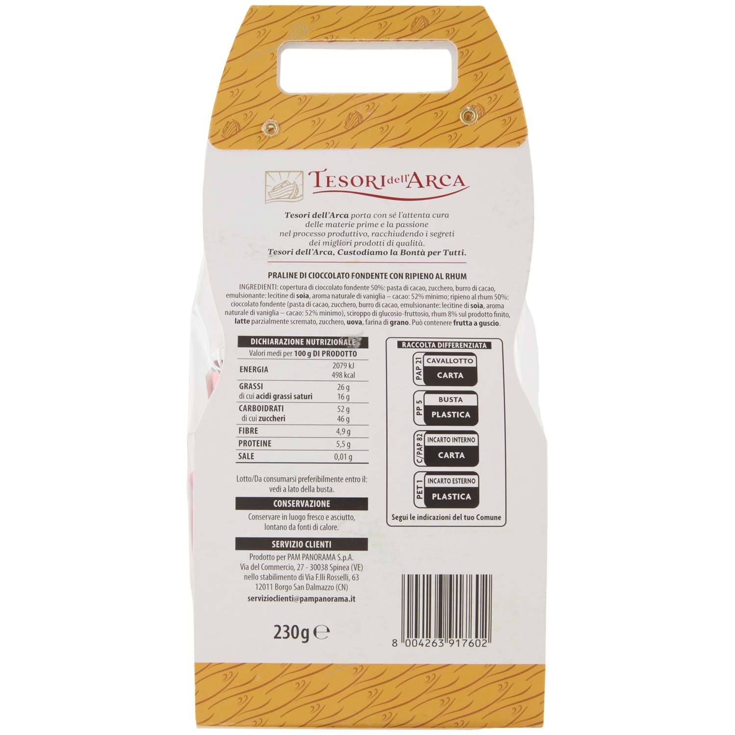 TESORI DELL'ARCA Cuneesi al Rhum 230 g – immagine 4