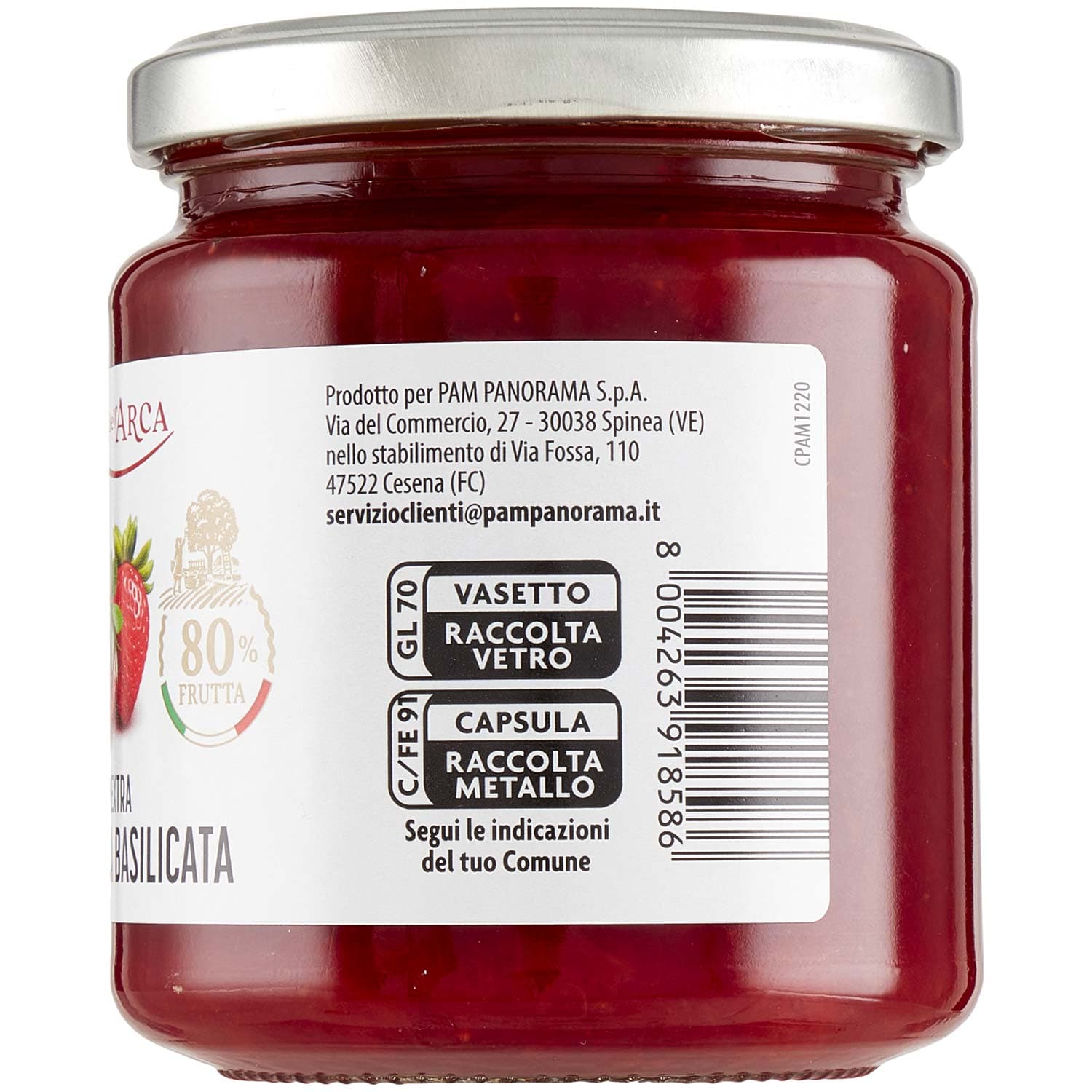 TESORI DELL'ARCA Confettura Extra di Fragole della Basilicata 340 g – immagine 5